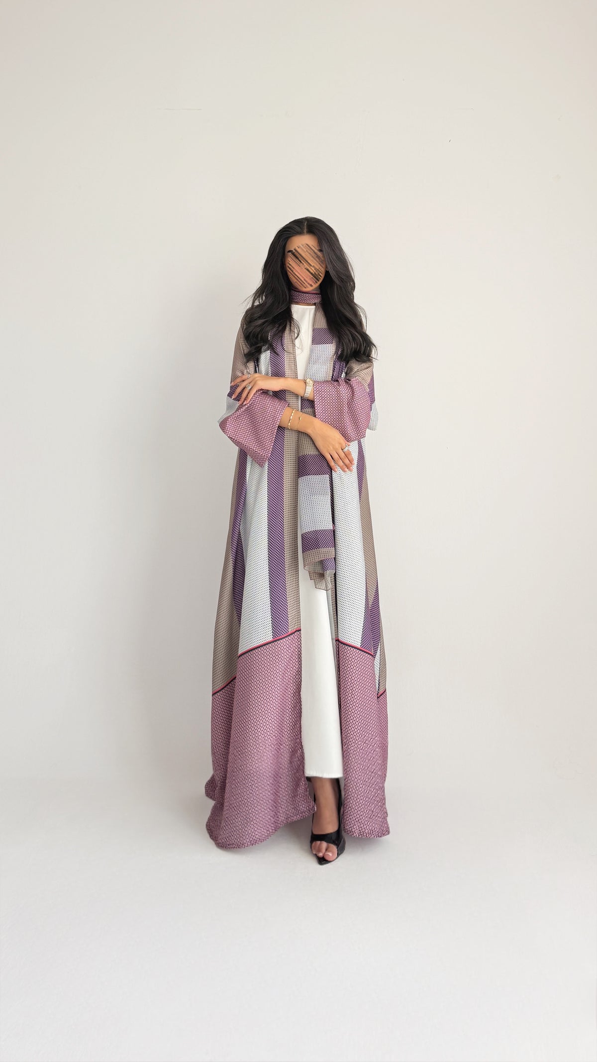 MWT1245 - Summer Printed Abaya | عباية صيفية طباعة