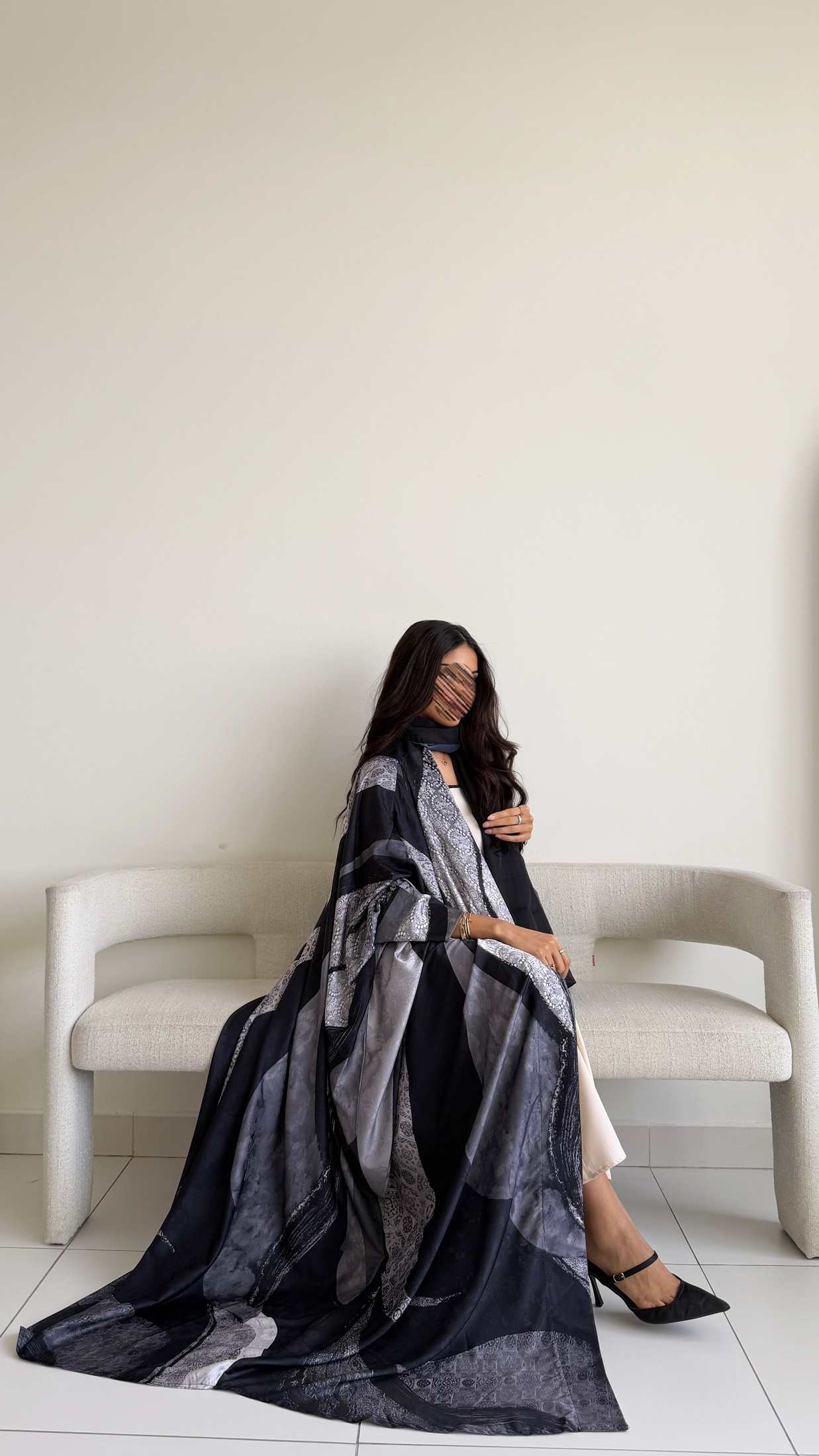 MWT1426 عباية طباعة | Printed Abaya - Aya
