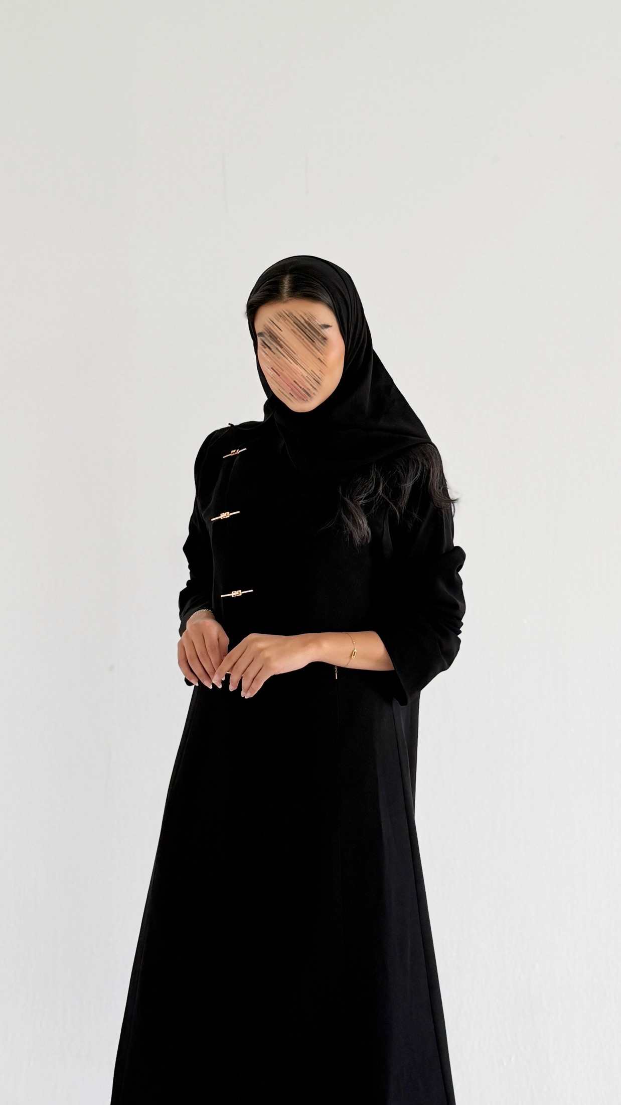 MWT1148 - عباية بليزر بازارير ذهبية - Aya