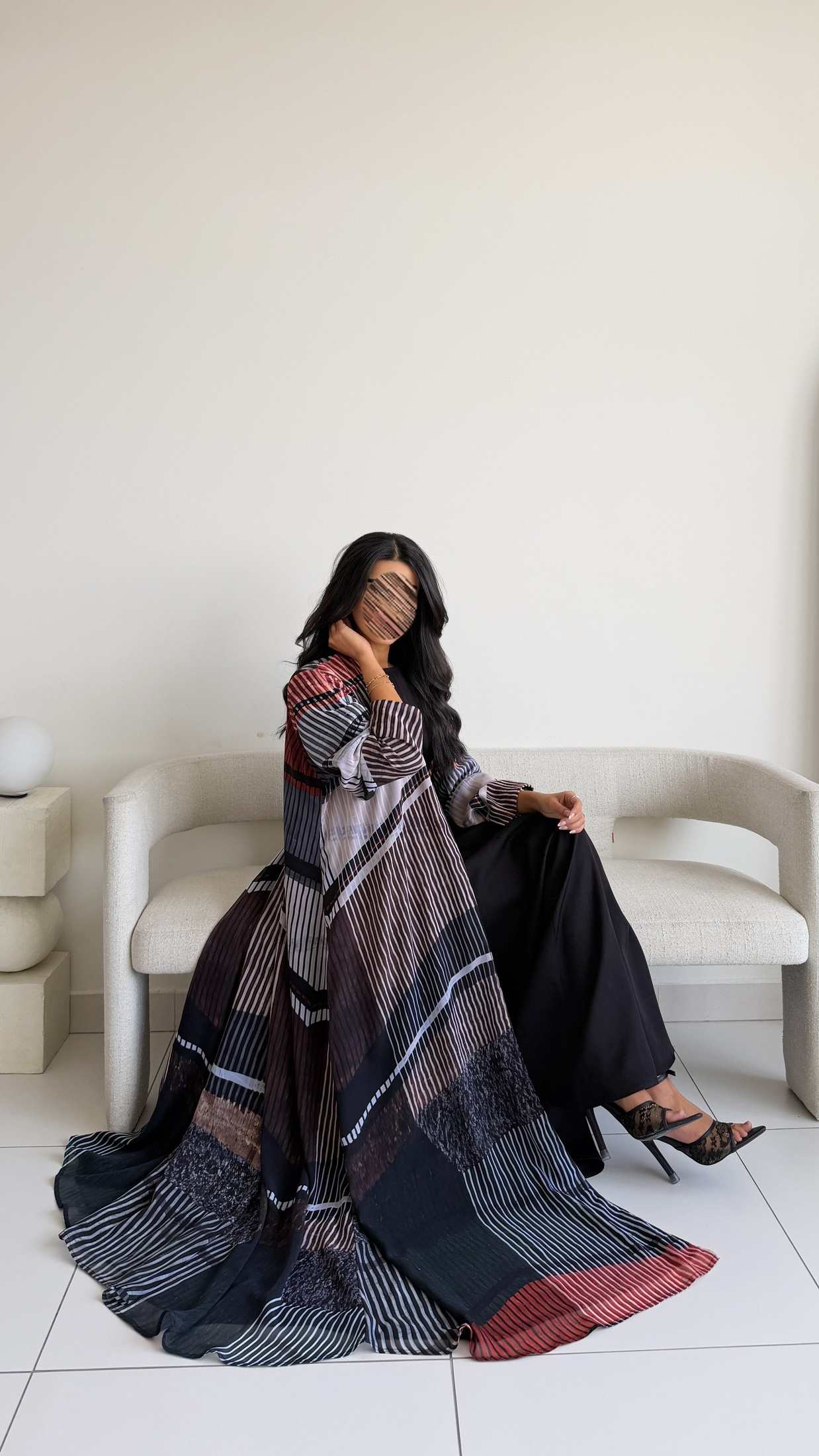 MWT2102 - Summer Printed Abaya | عباية صيفية طباعة - Aya