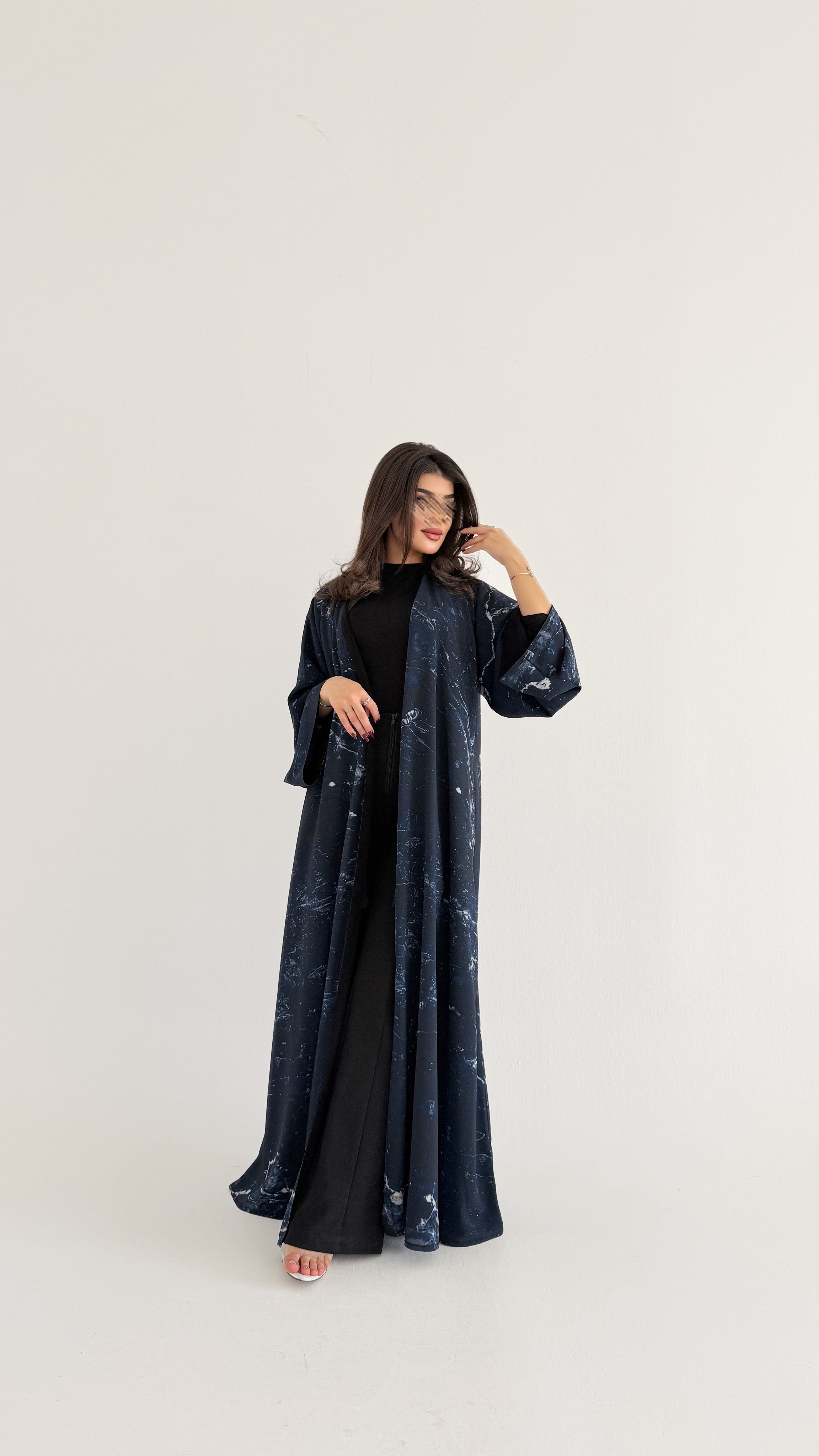 MWT1070 - عباية طباعة | Printed Abaya - Aya