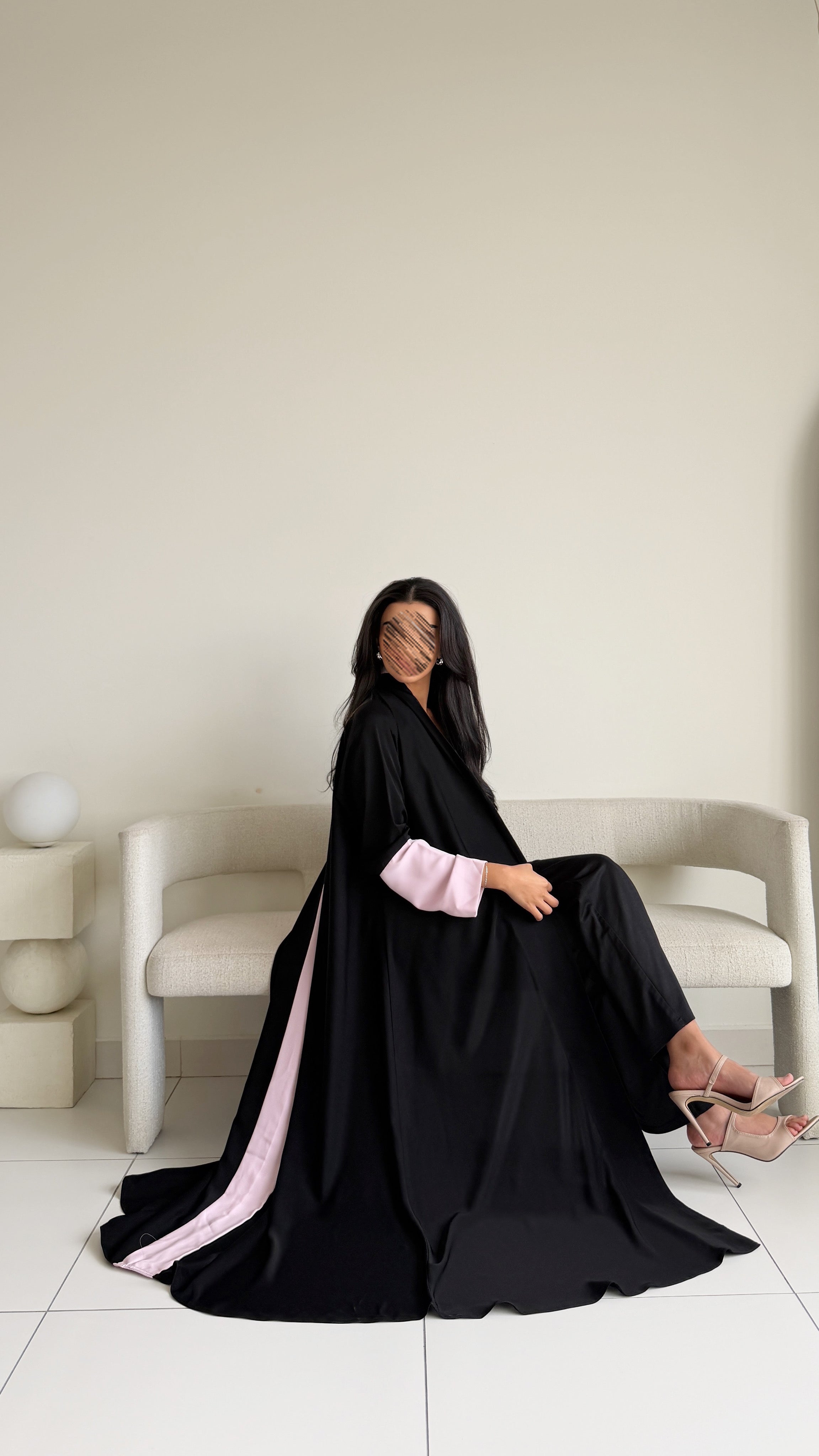 MW2171 - عبايه كريب راقيه وحصرية - Aya