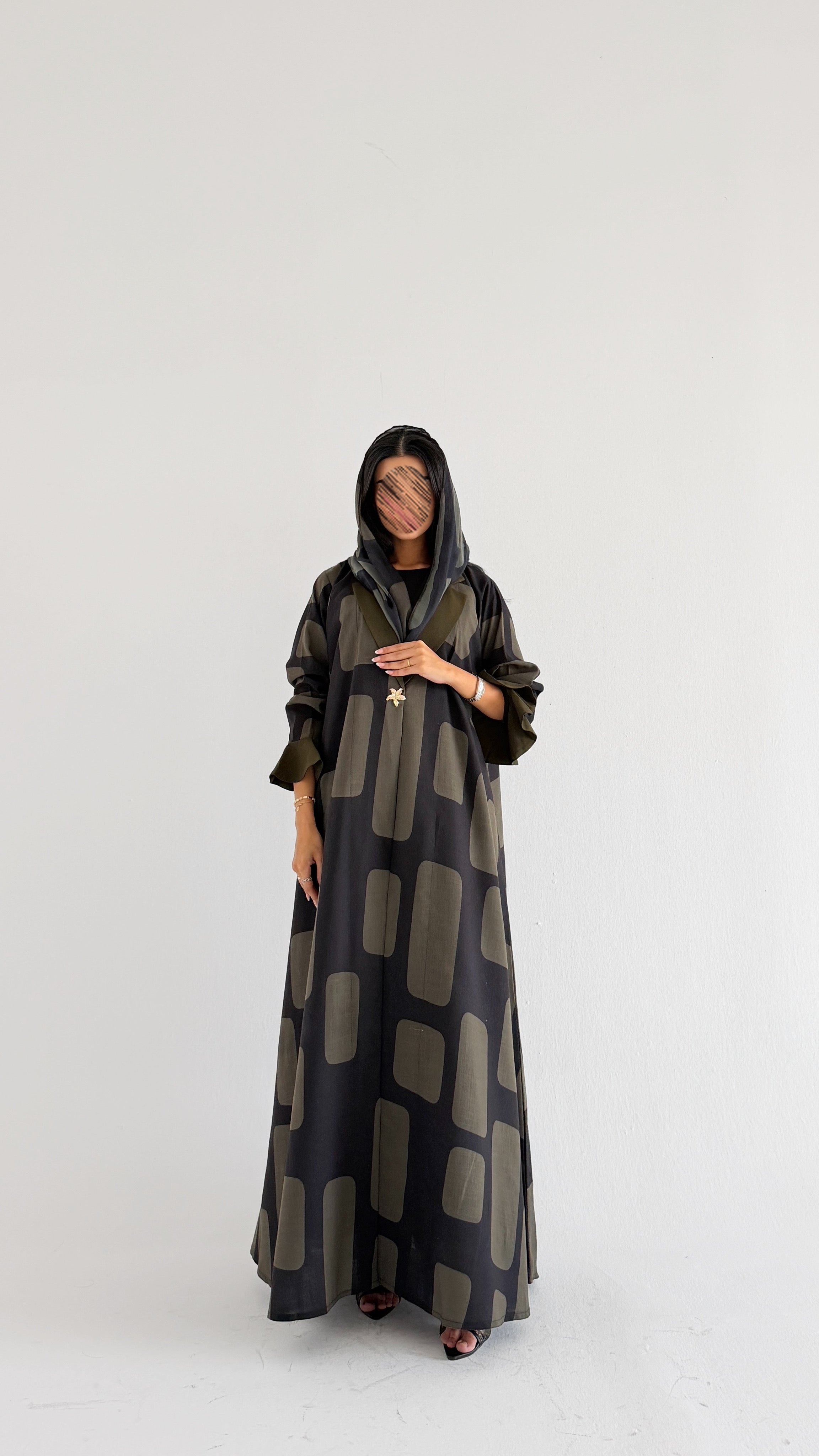 MWT1521 عباية طباعة | Printed Abaya
