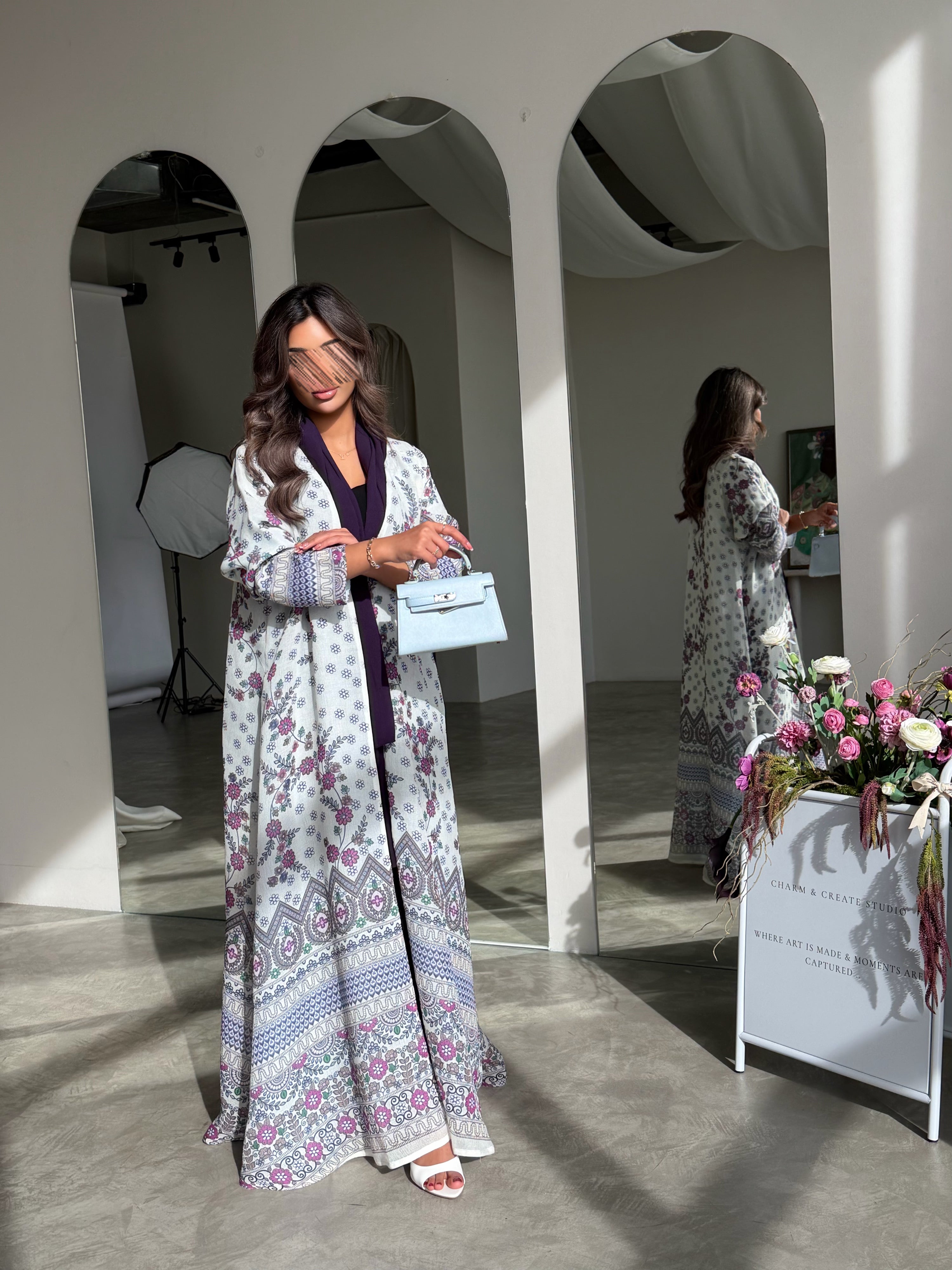 MWT774 - عباية ركامة مشجرة - Aya