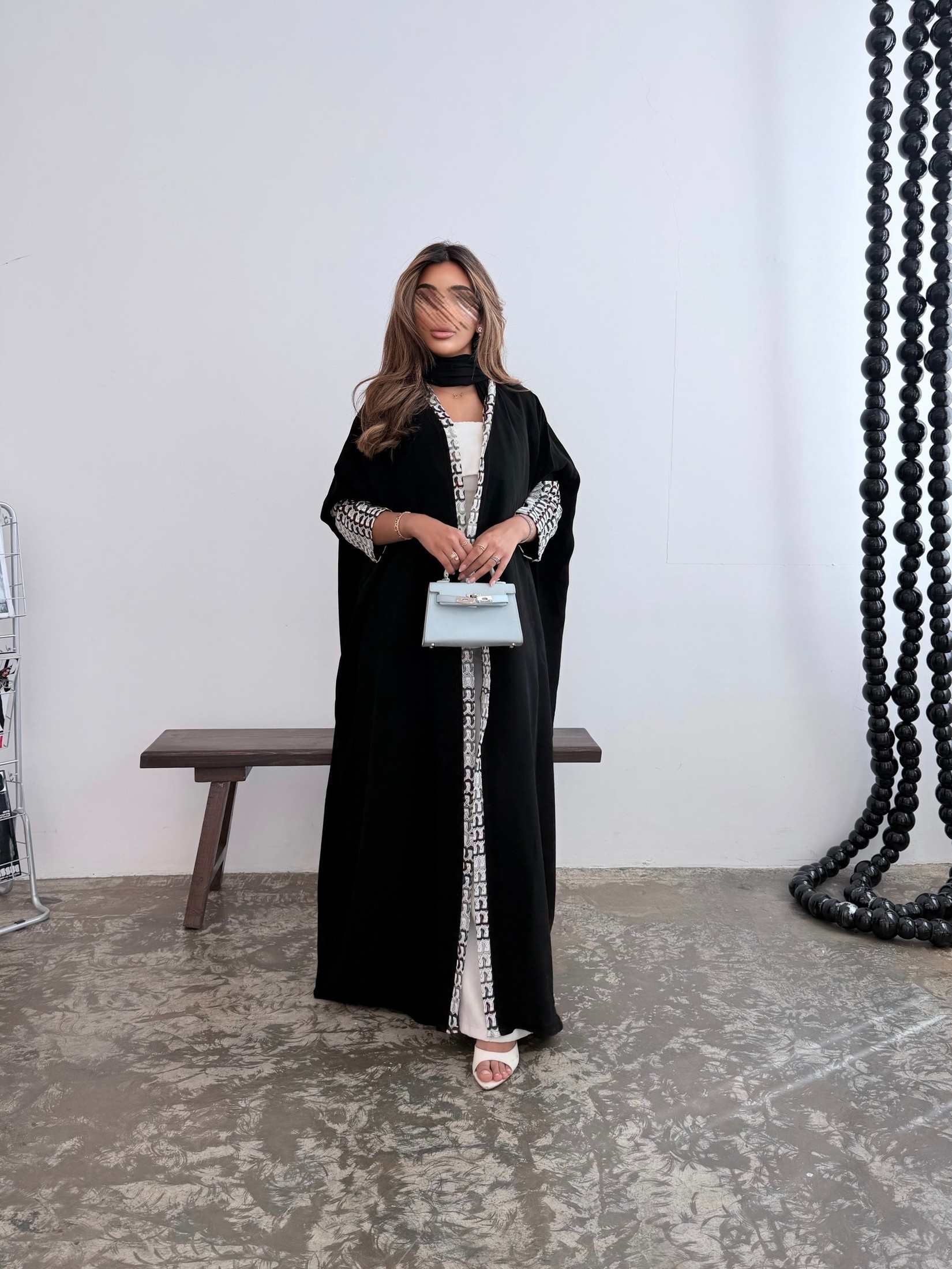MWT5158 - قماش كريب مع قماش تريكو بالأكمام - Aya