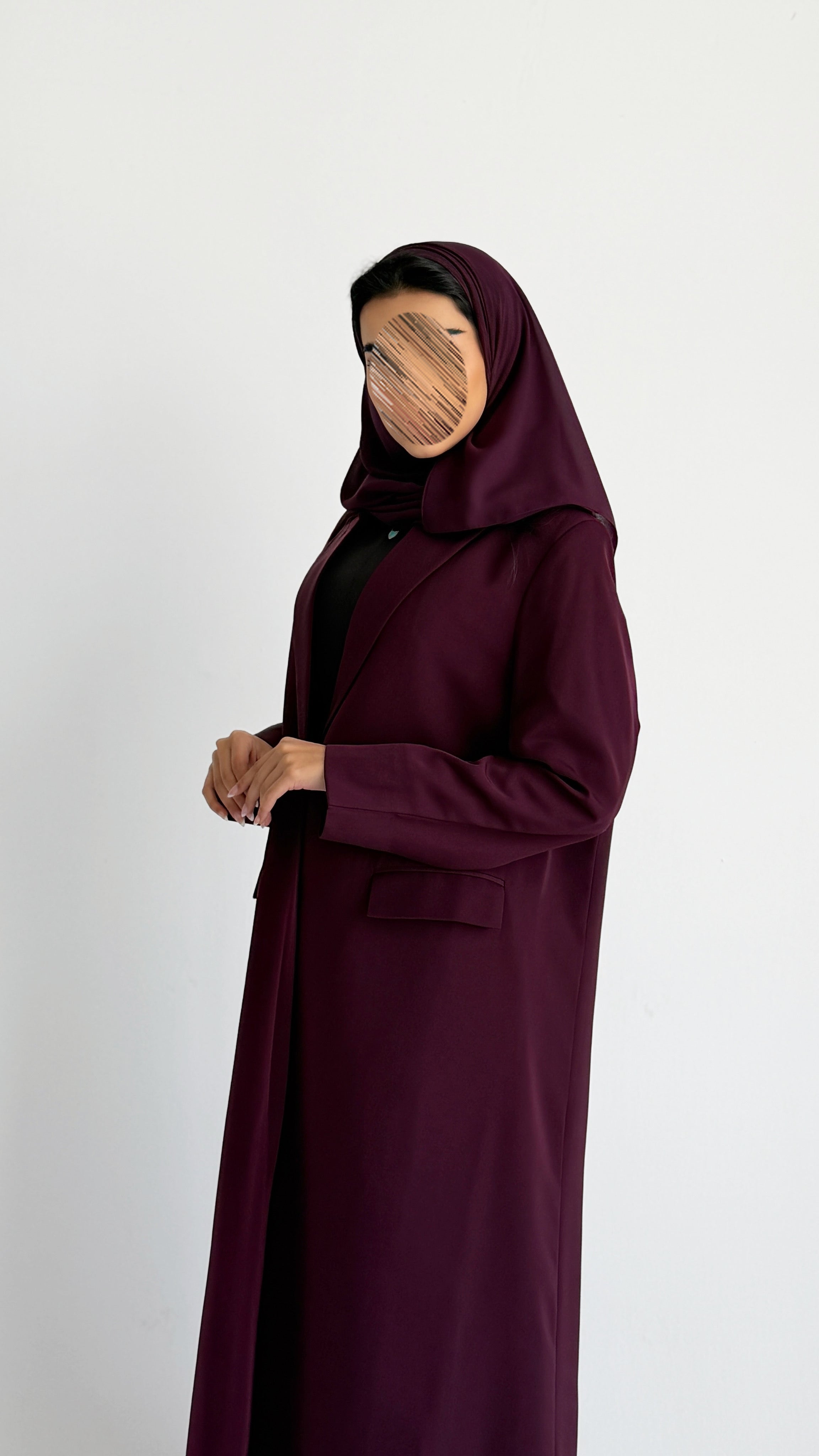 MWT1191 - عباية بليزر| Blazer Abaya