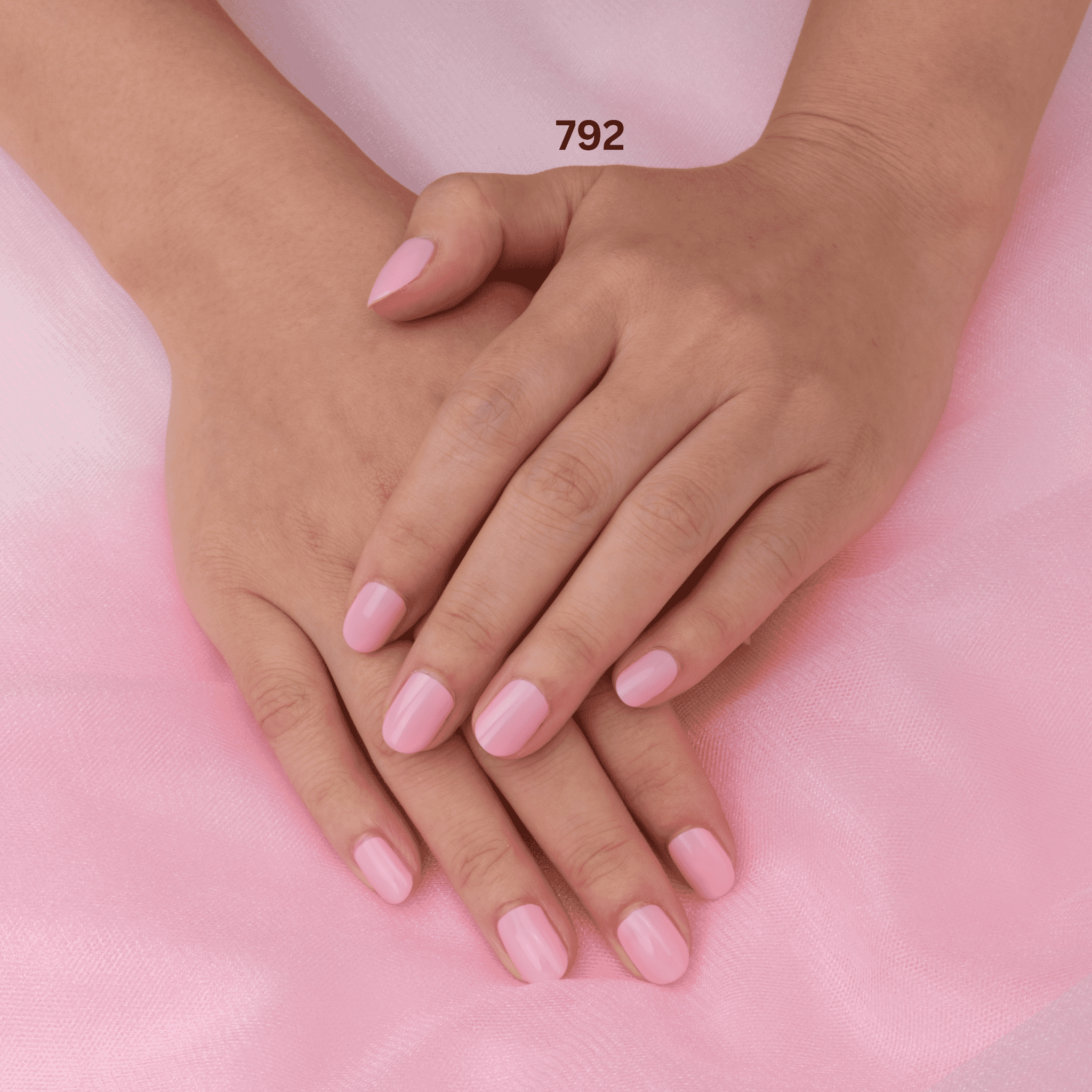 MWM45 - بلوفير طلاء اظافر بابل بينك 792 - Aya
