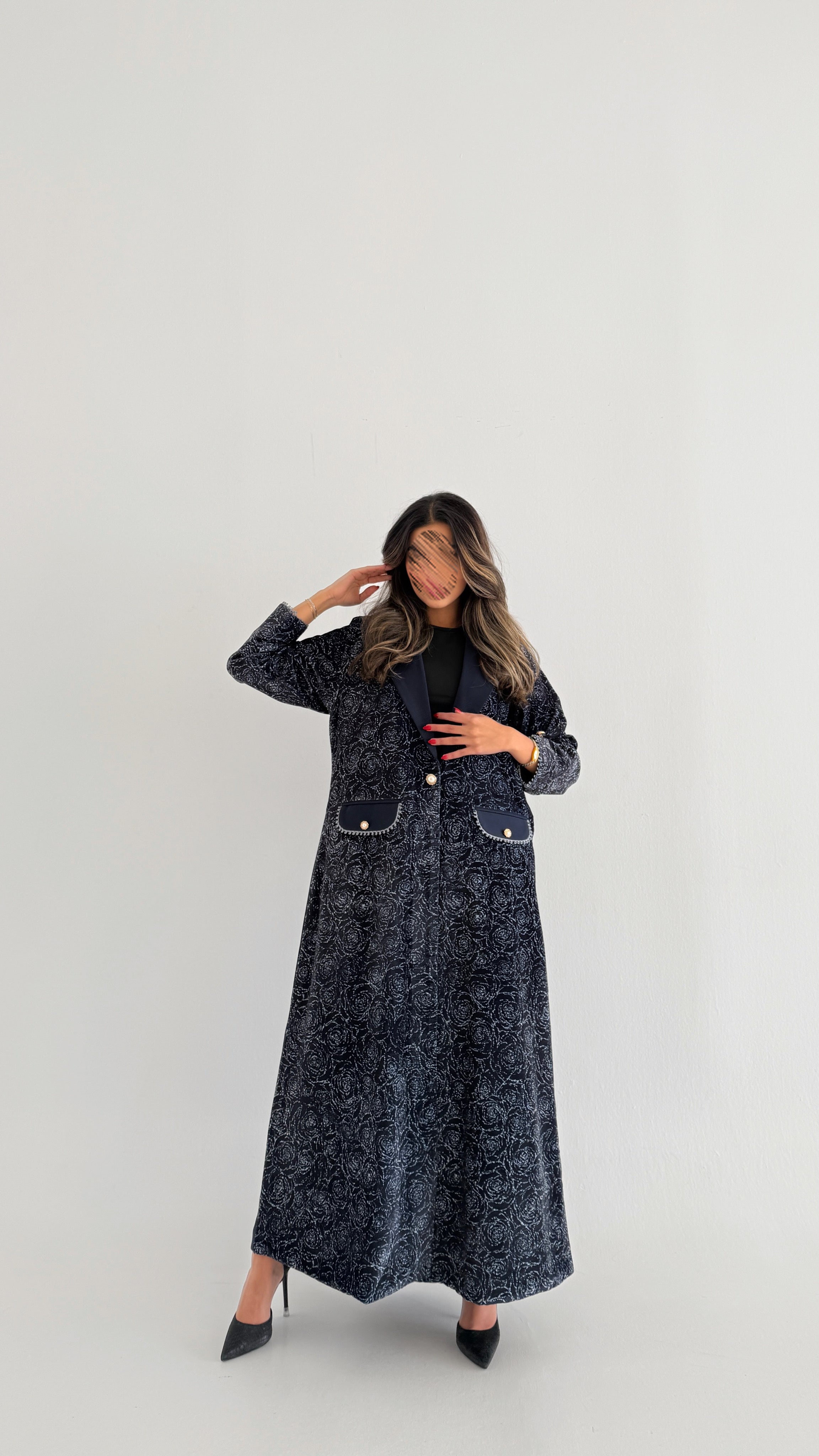 MWT752 - عباية بليزر برينت - Aya