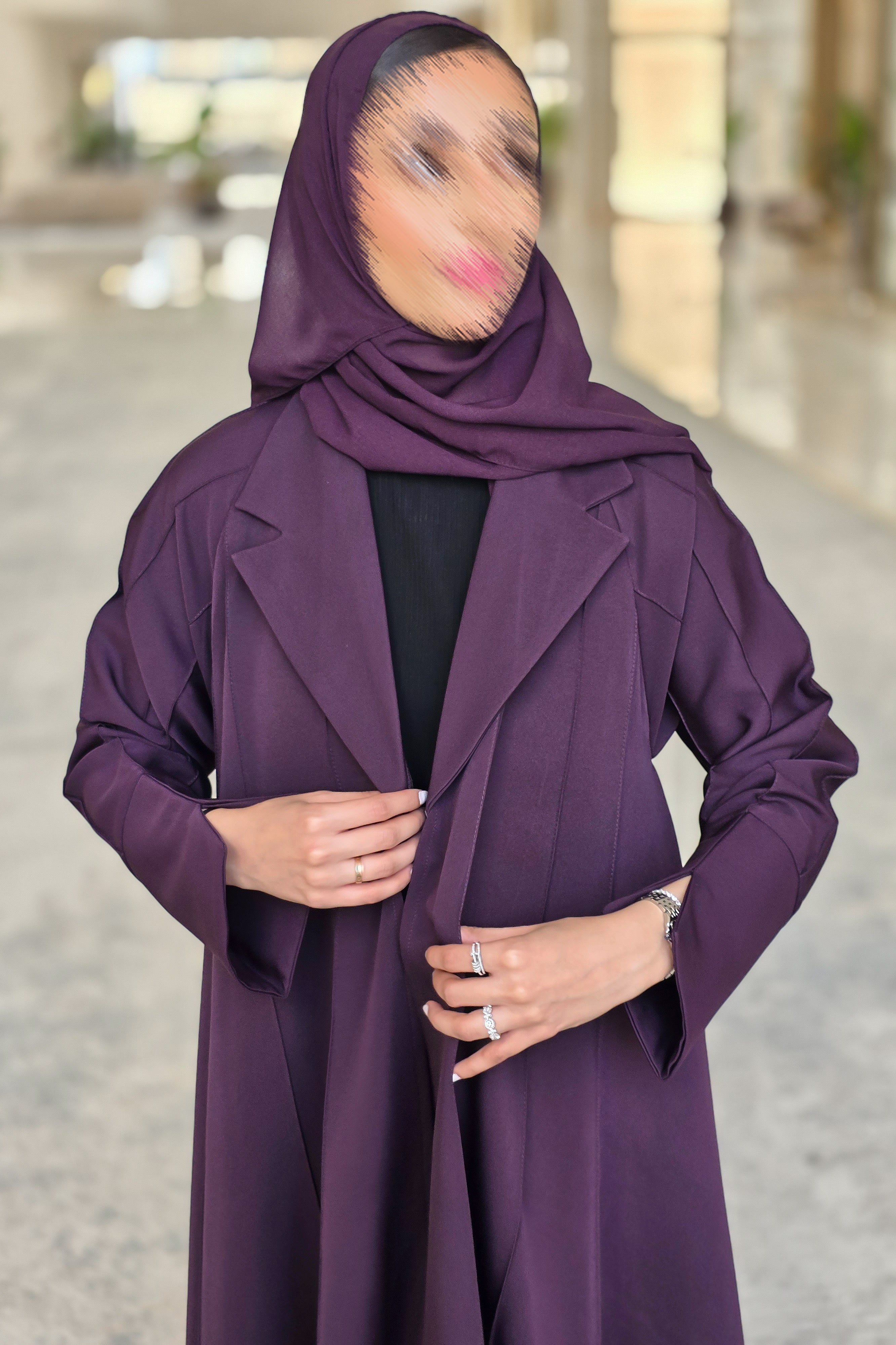 MWT639 - عباية موفي بليزر - Aya