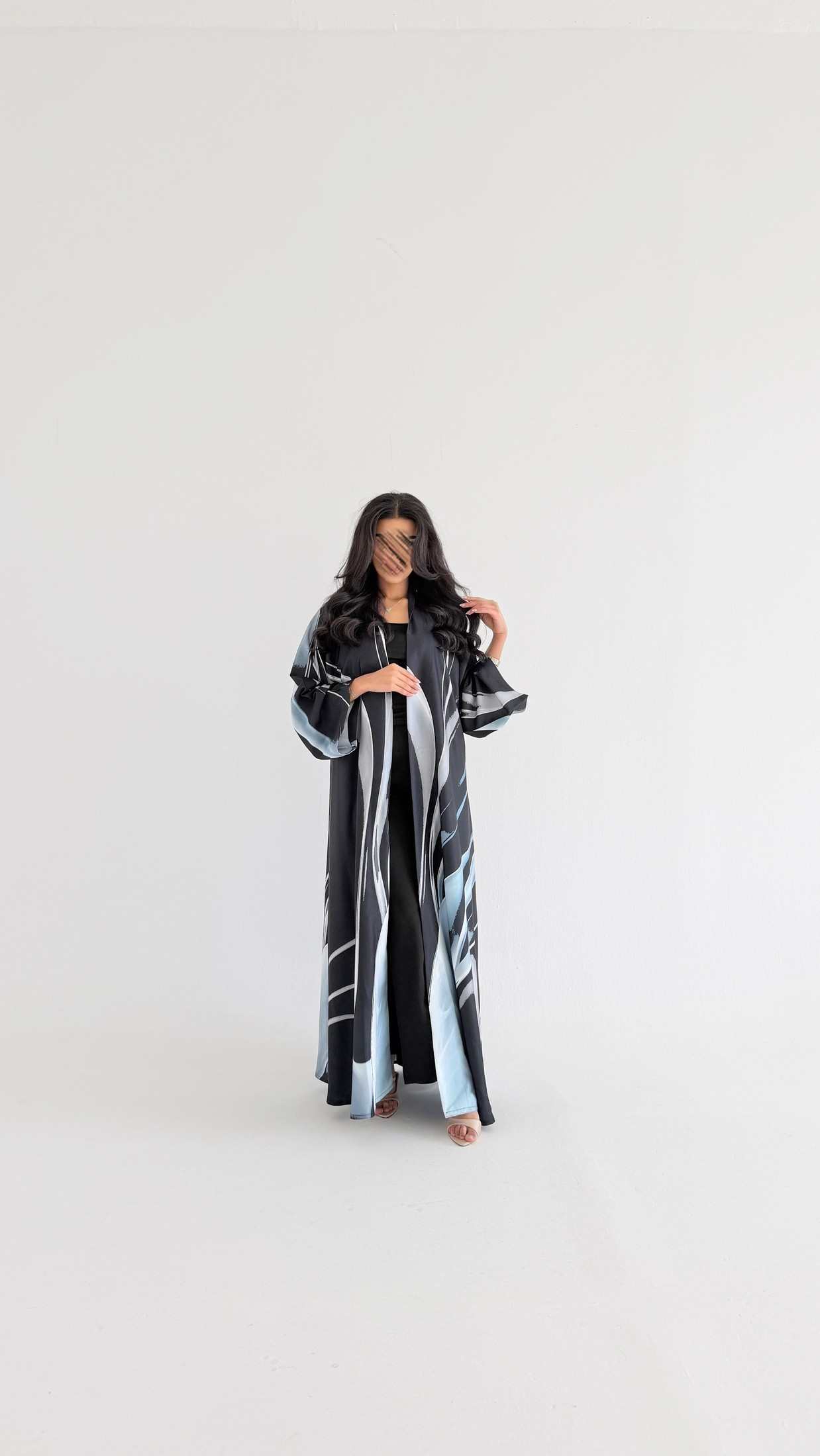 MWT1134 - عباية طباعة | Printed Abaya - Aya