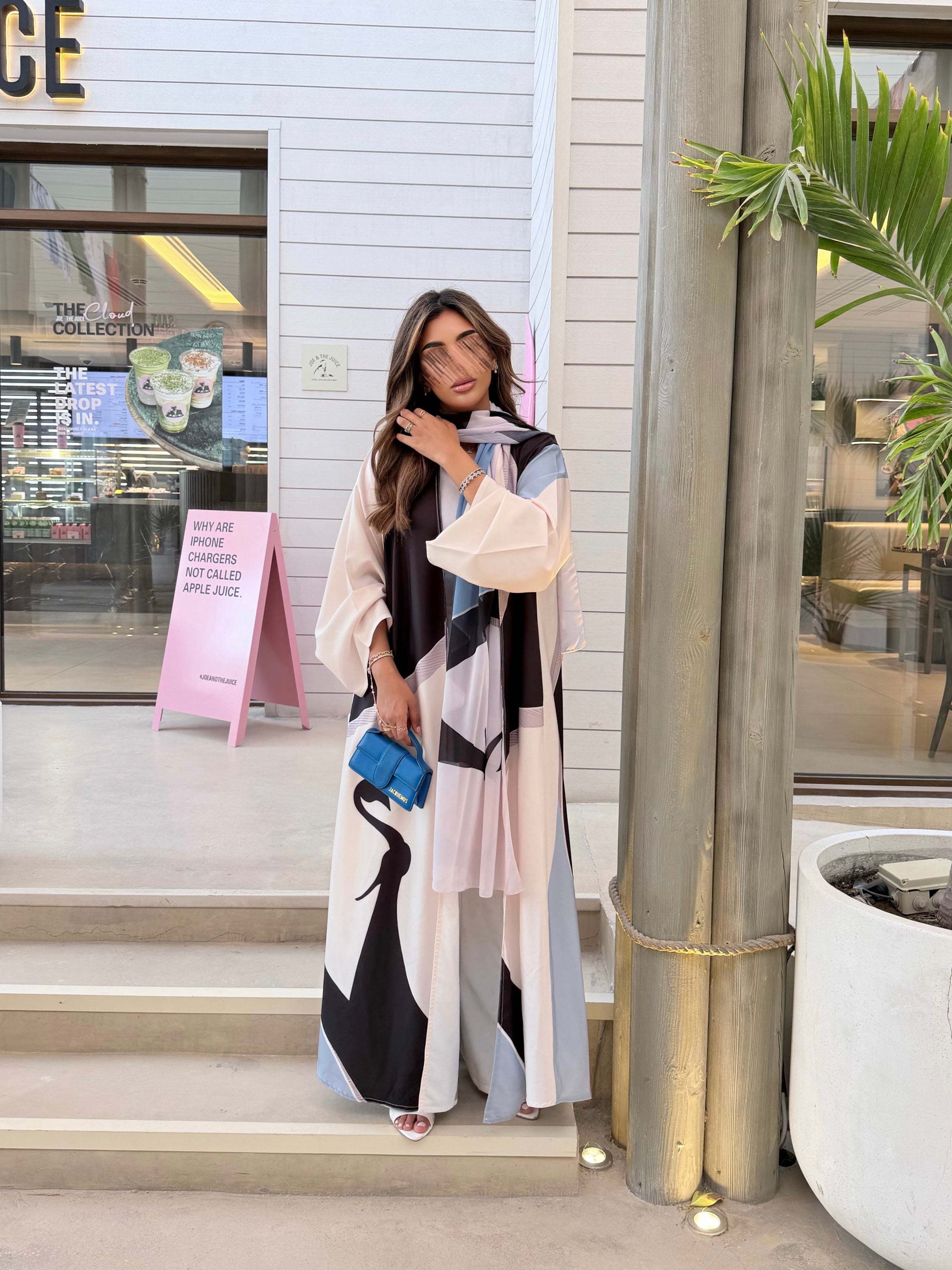 MWT1144 - عباية طباعة | Printed Abaya