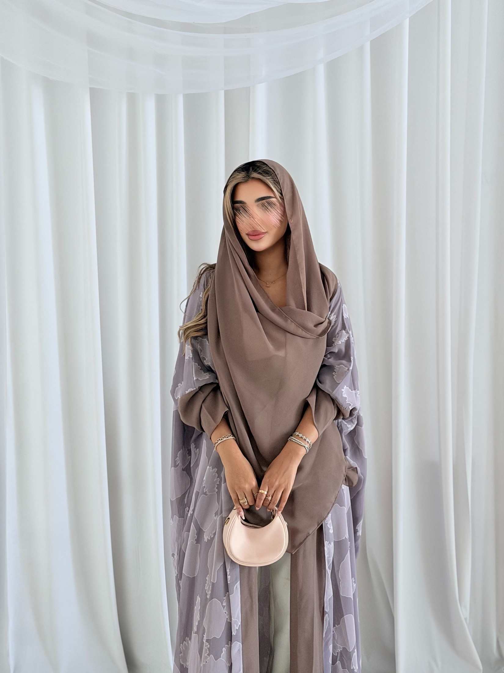 MWT5210 - عبايه طباعه شيفون - Aya