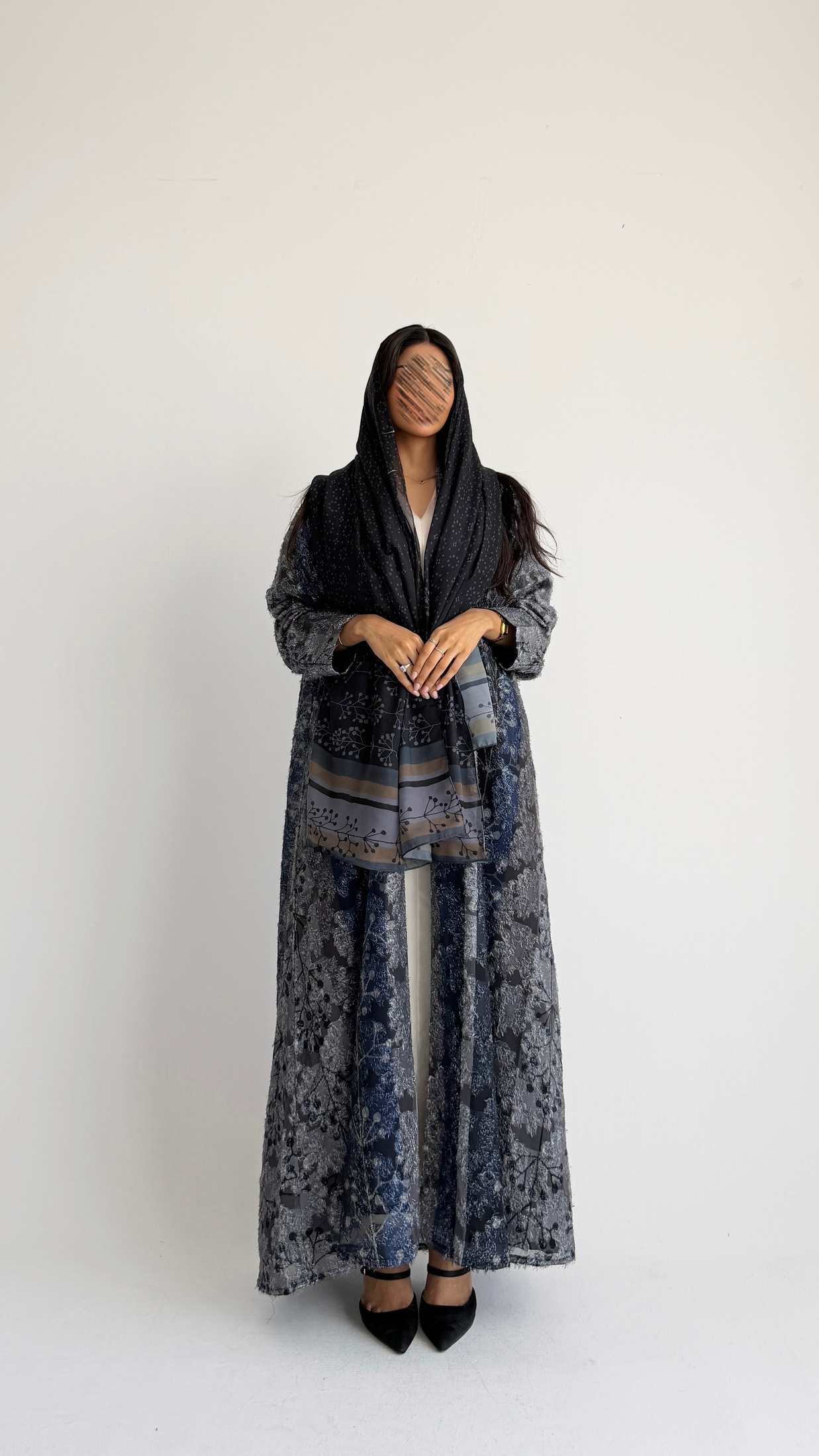 MWT1365 عباية طباعة | Printed Abaya - Aya
