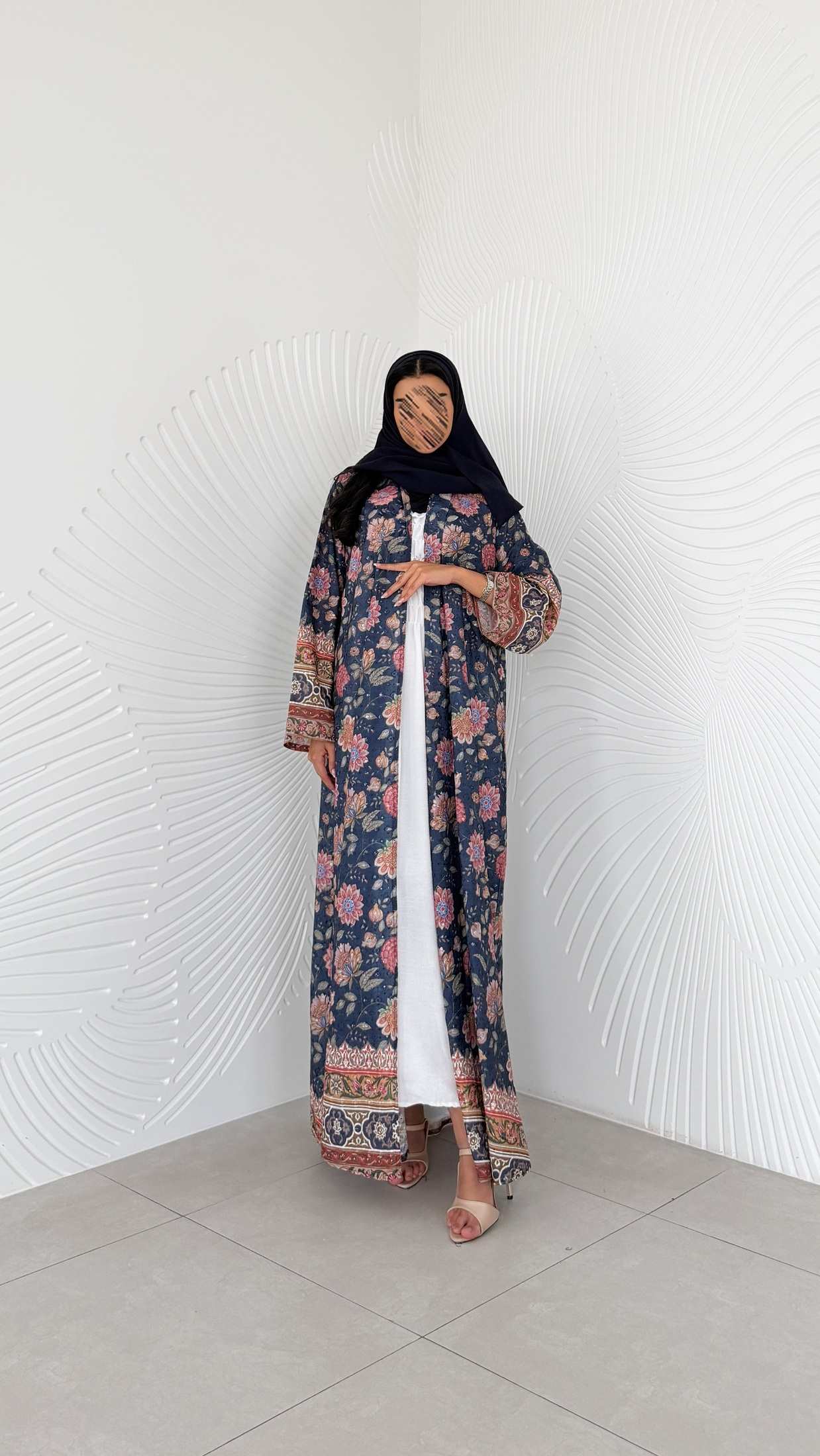 MWT2054 - عباية ركامة مشجرة - Aya