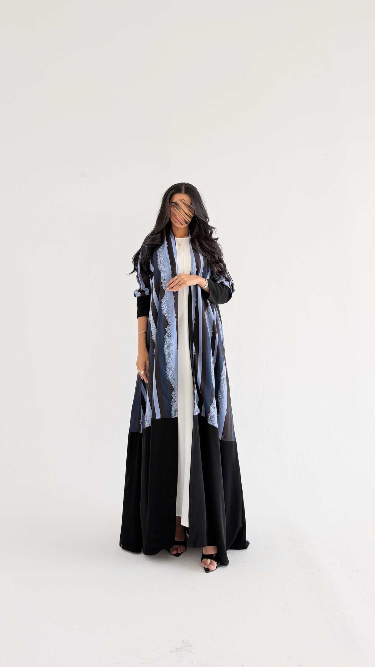 MWT1549 عباية طباعة | Printed Abaya - Aya