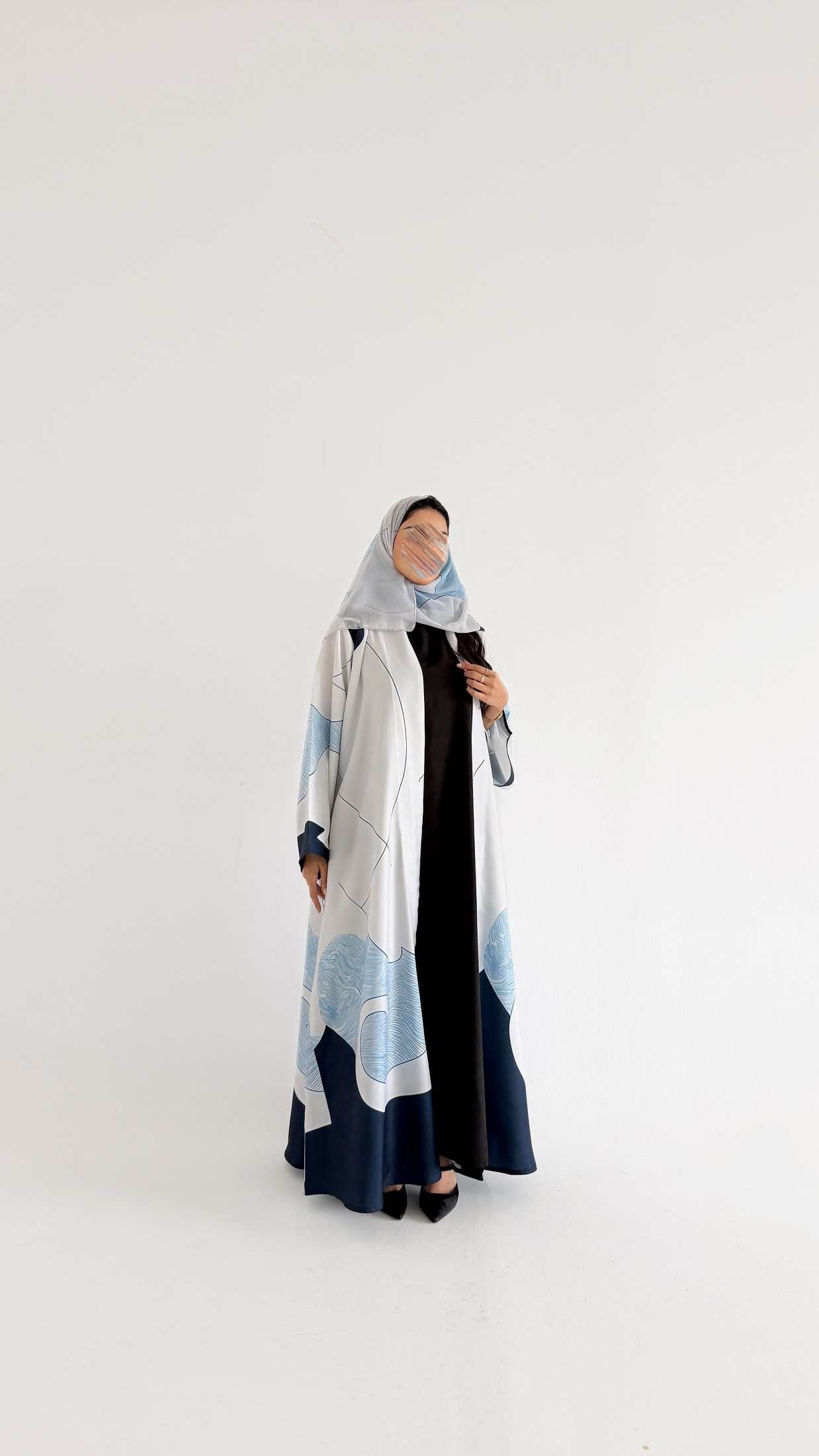 MWT1139 - عباية طباعة | Printed Abaya - Aya