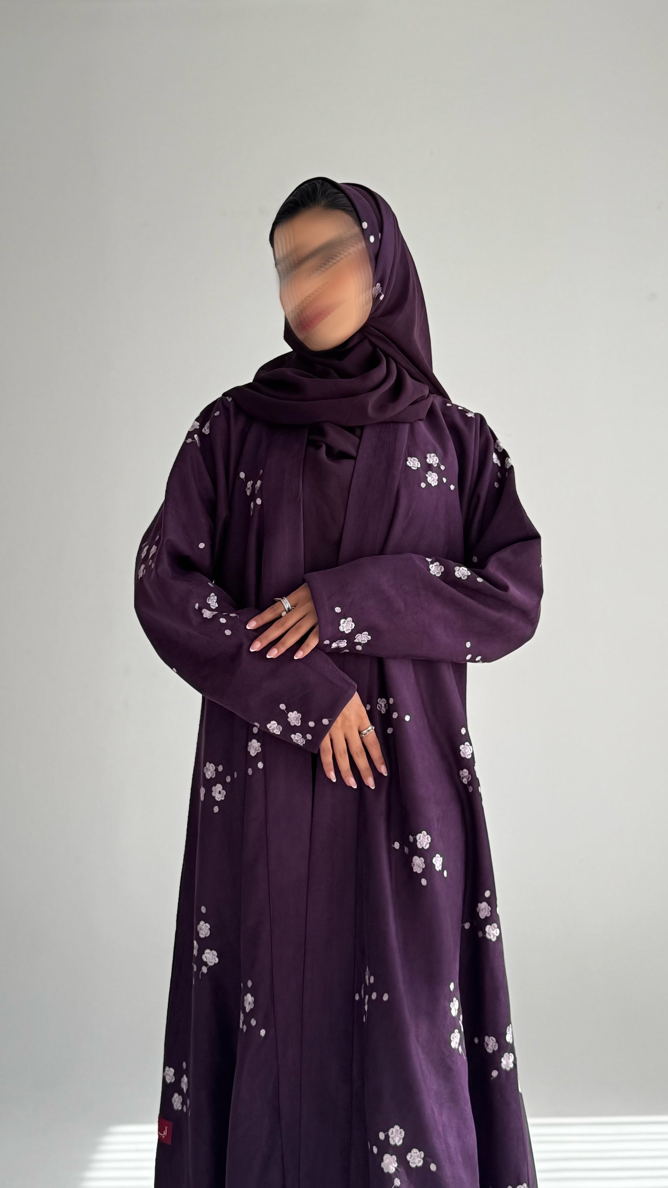 MWT691 -عباية شامواه تطريز - Aya