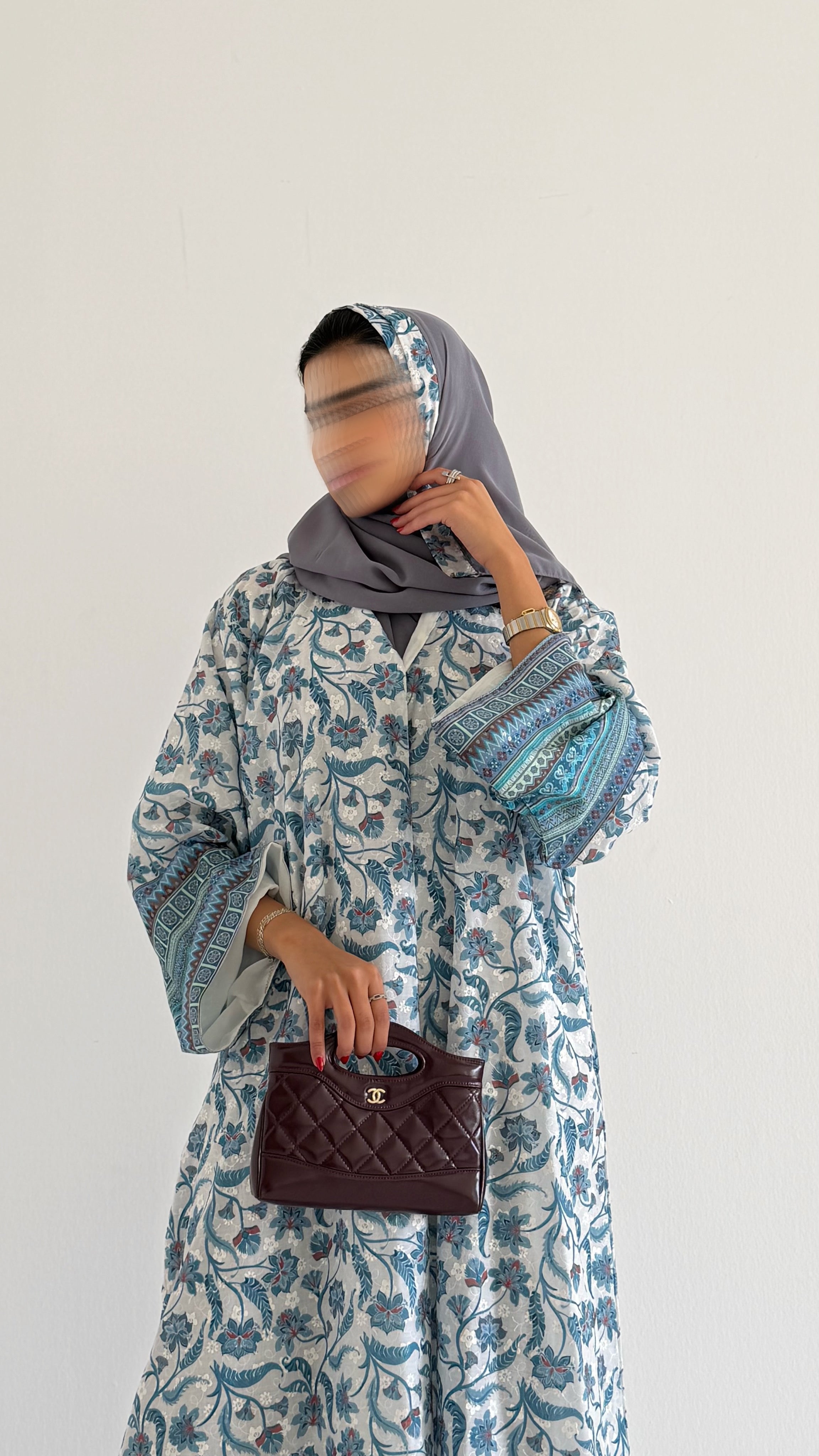 MWT567 - عباية ركامة مشجرة - Aya