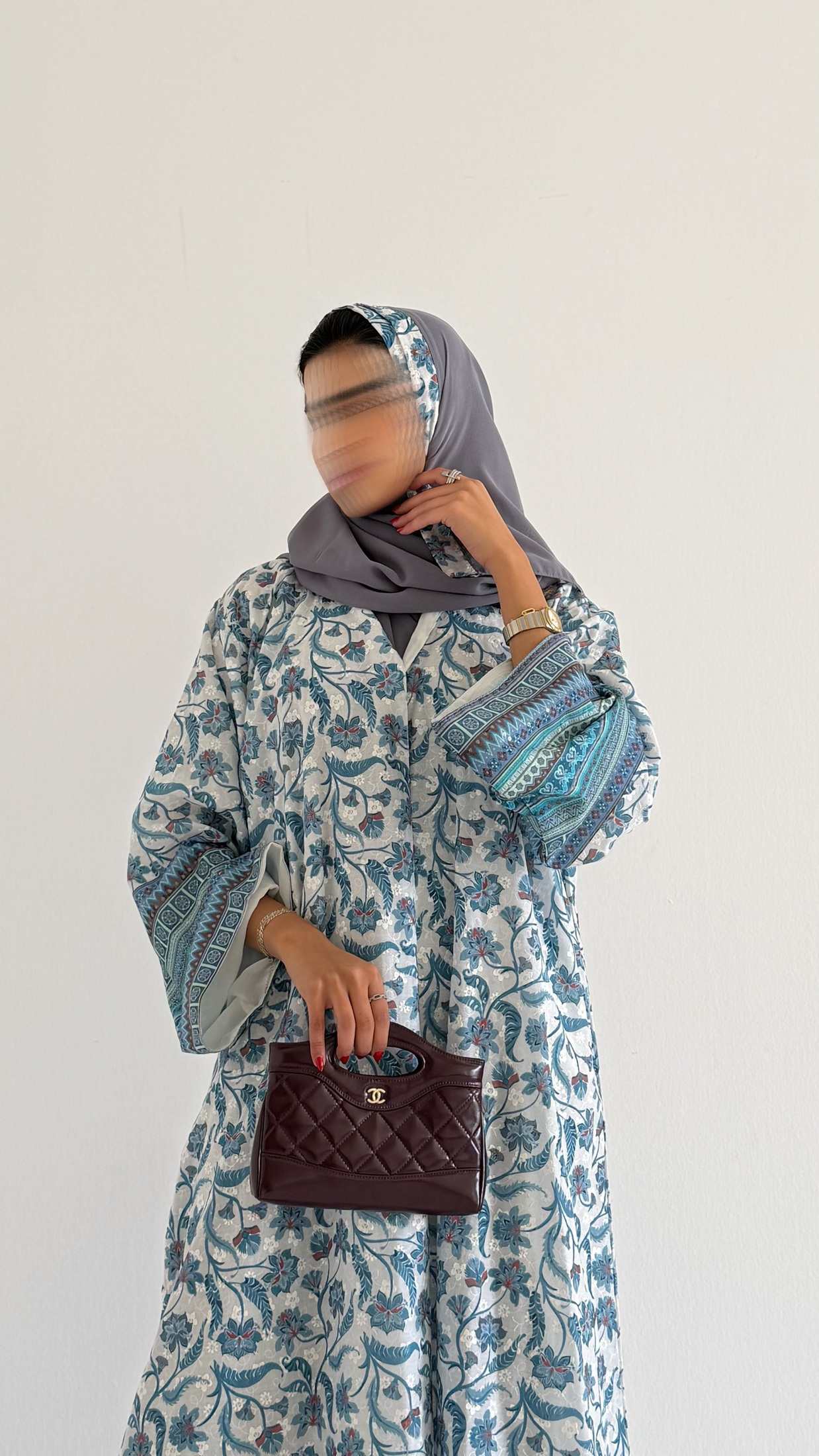 MWT567 - عباية ركامة مشجرة - Aya