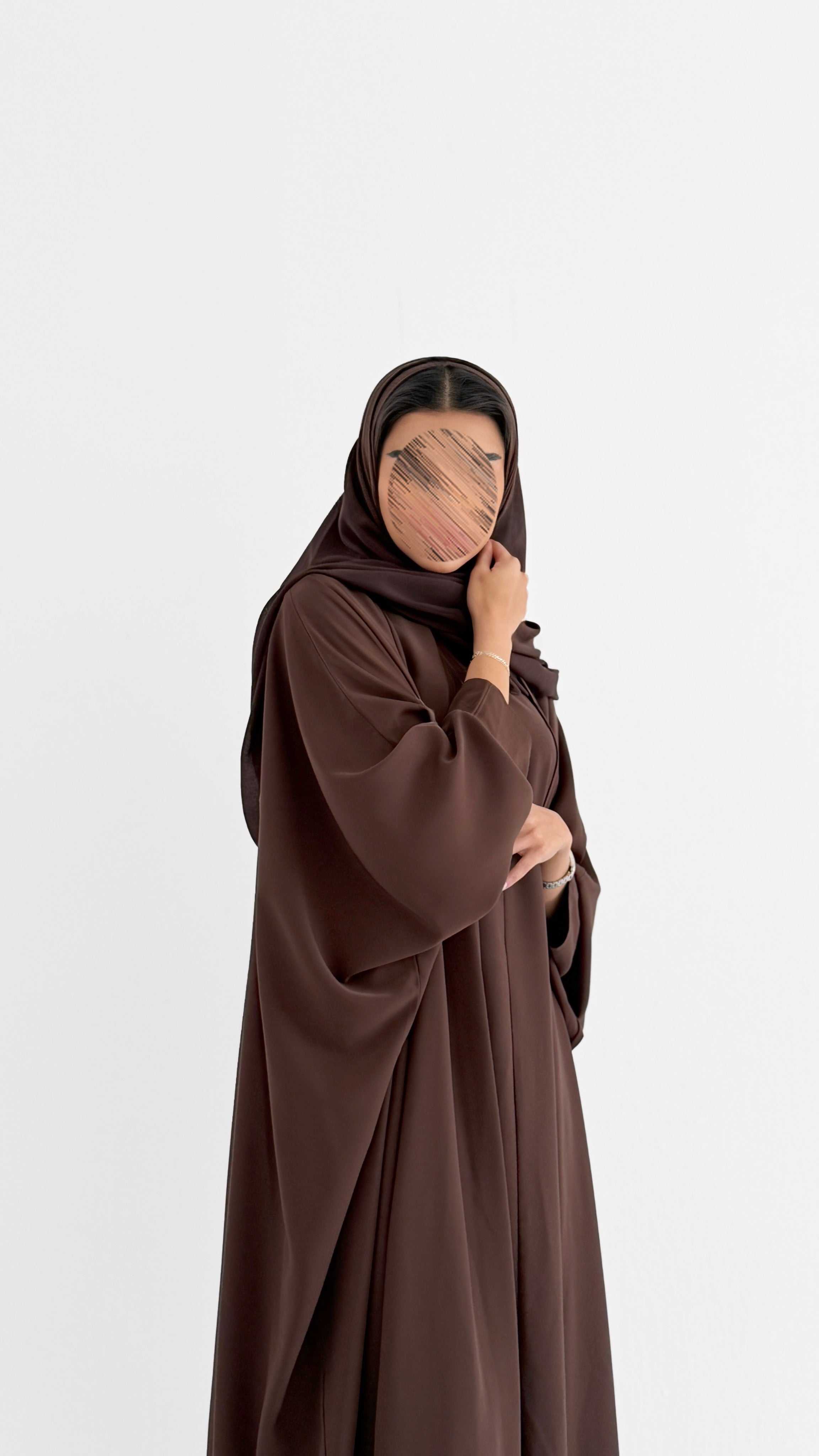 MW2014 - عباية كريب مع فستان كريب - Aya