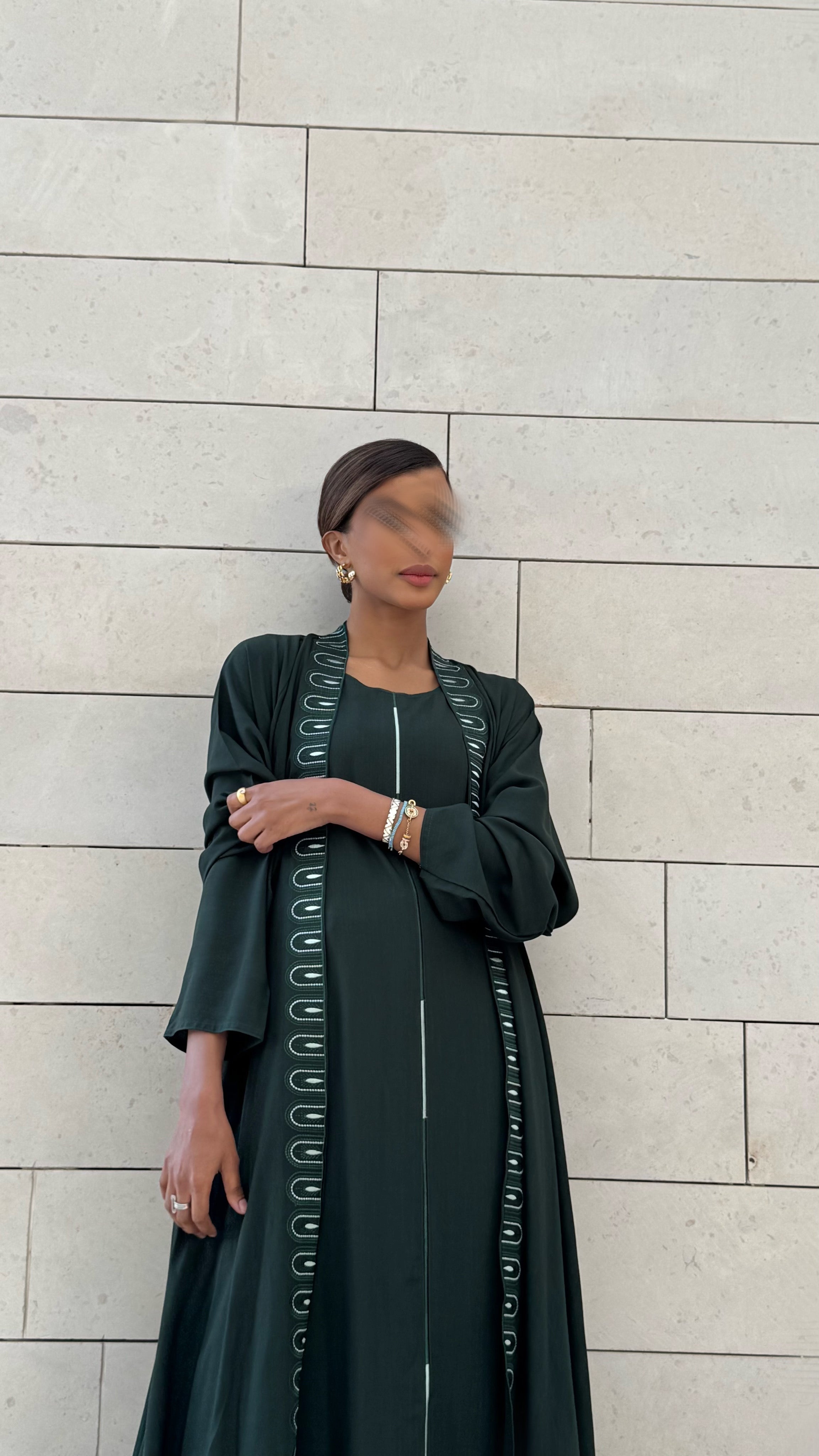 MWT308 - عباية لنن بارد|Linen - Aya