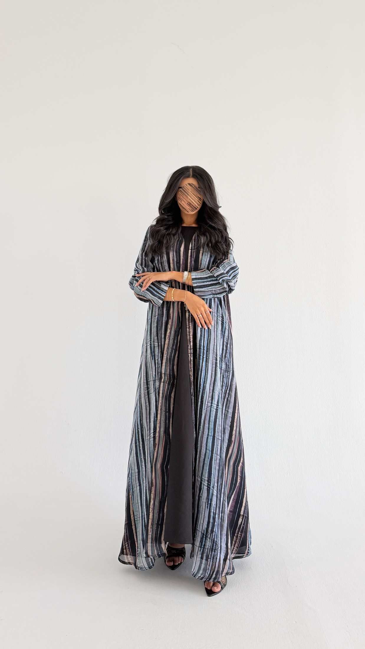 MWT2099 - Summer Printed Abaya | عباية صيفية طباعة - Aya