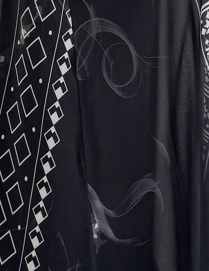 MWT1065 -عباية طباعة | Printed Abaya - Aya