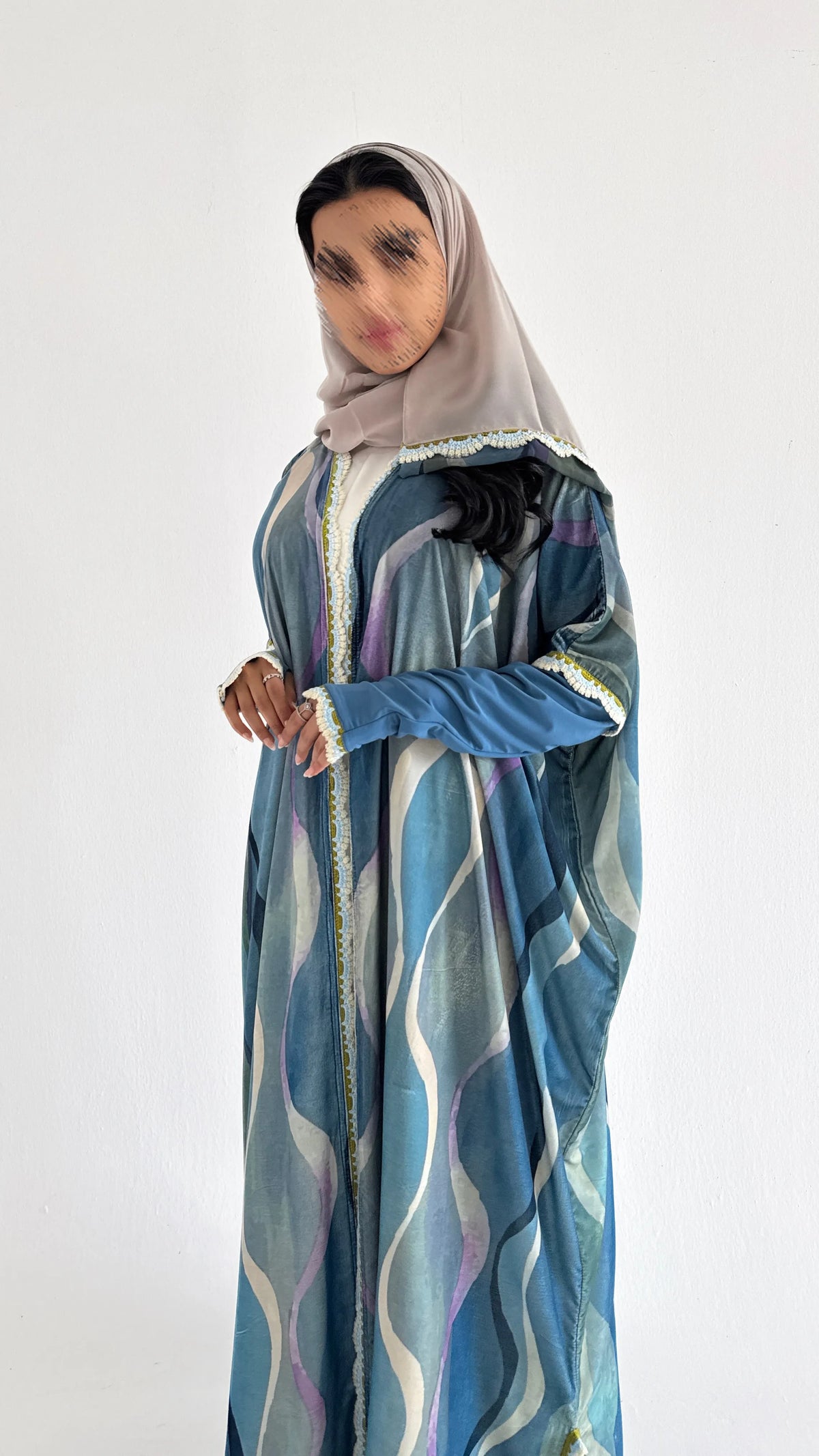 MWT2194 - عبايه طباعة شتوية - Aya