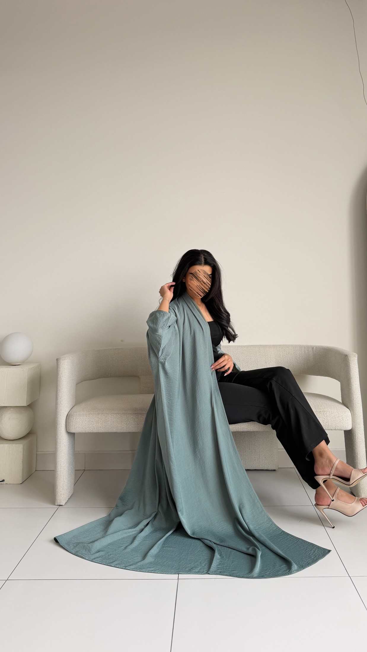 MWT2051 - عباية كريب صيفية - Aya