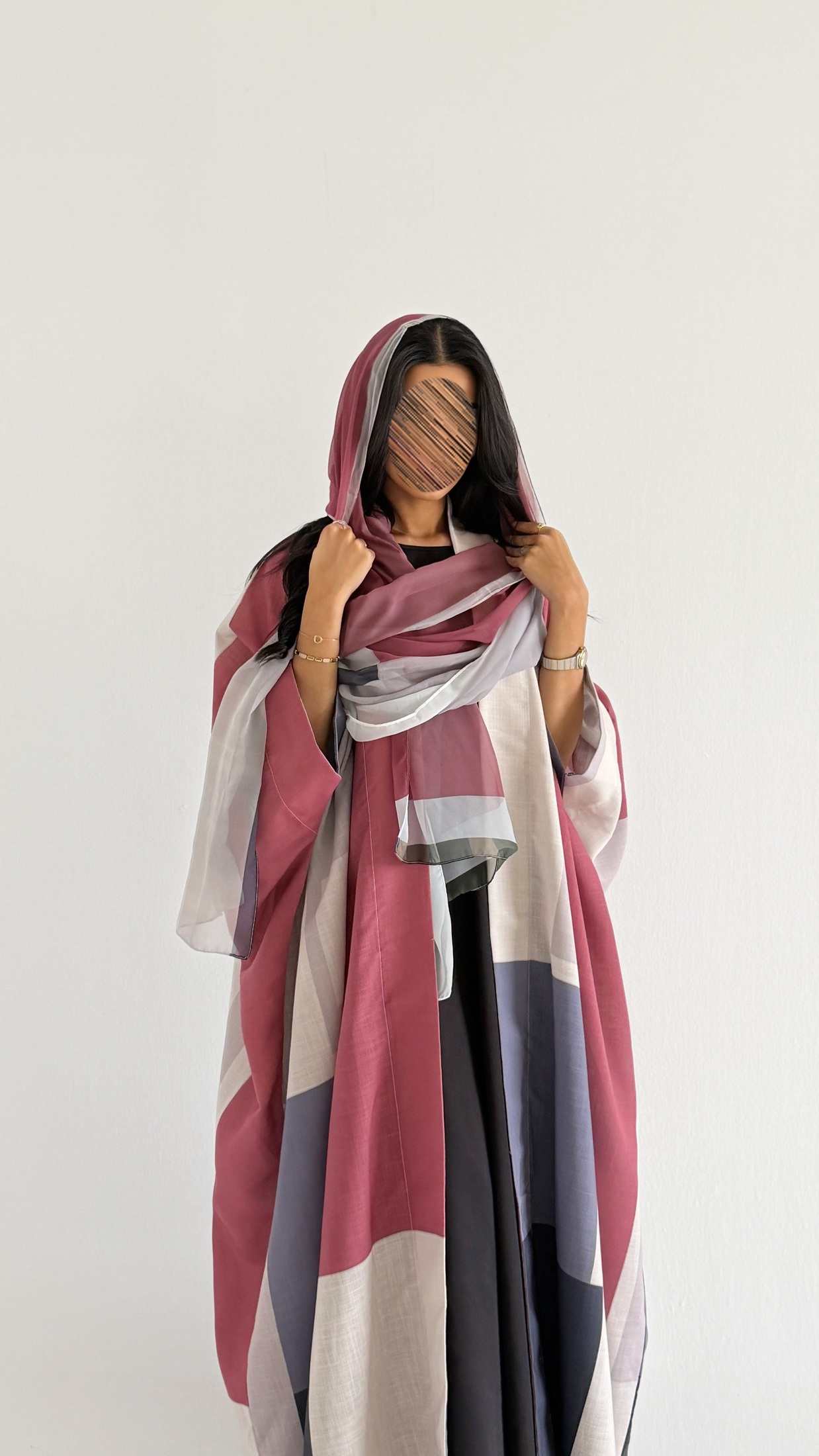 MWT1516 عباية طباعة | Printed Abaya - Aya