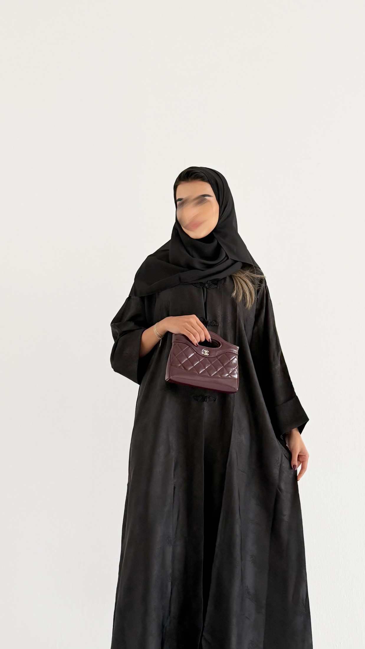 MW1884 - عباية جاكار بطابع آسيوي - Aya