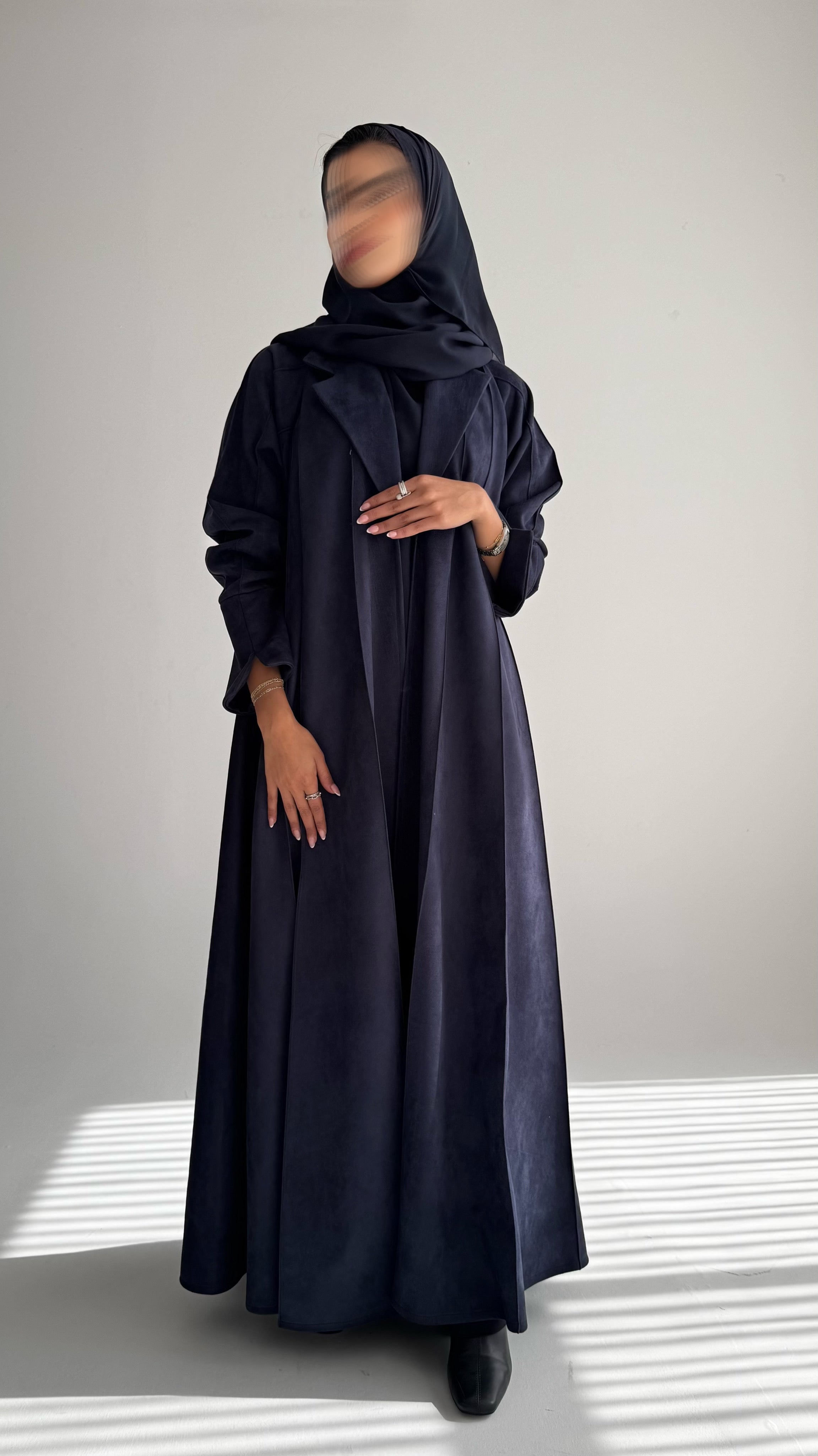 MWT844 - عباية بليزر شامواة | Blazer Abaya - Aya