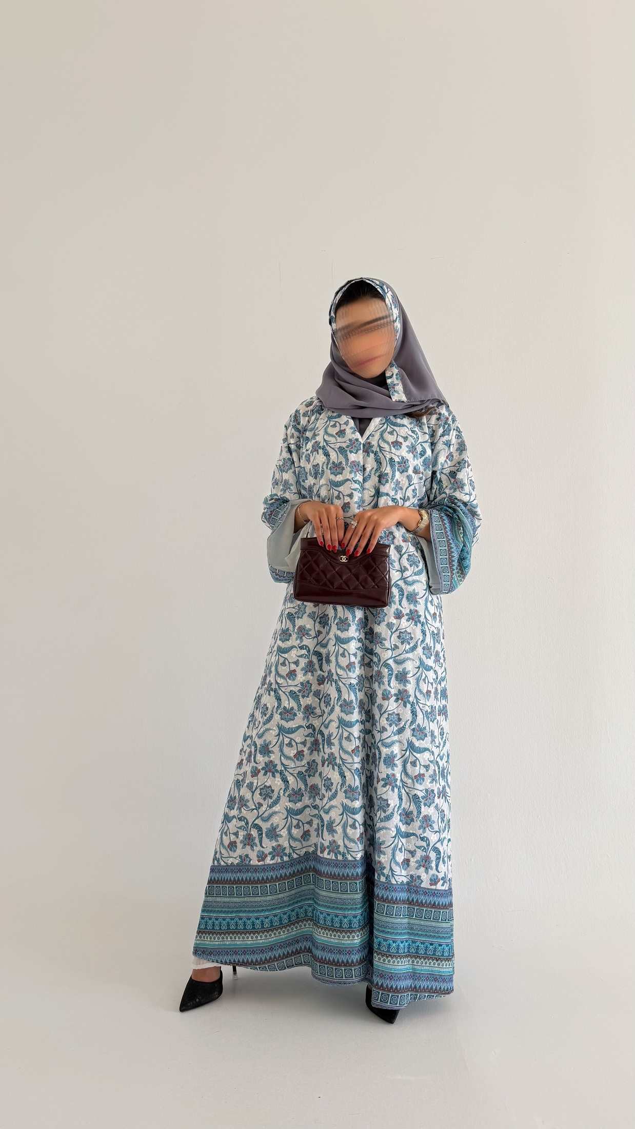 MWT567 - عباية ركامة مشجرة - Aya
