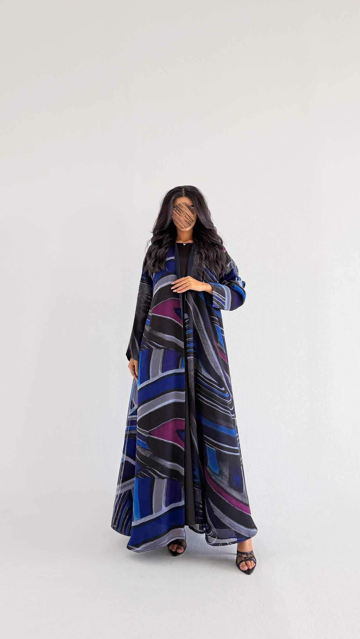 MWT2101 - Summer Printed Abaya | عباية صيفية طباعة - Aya