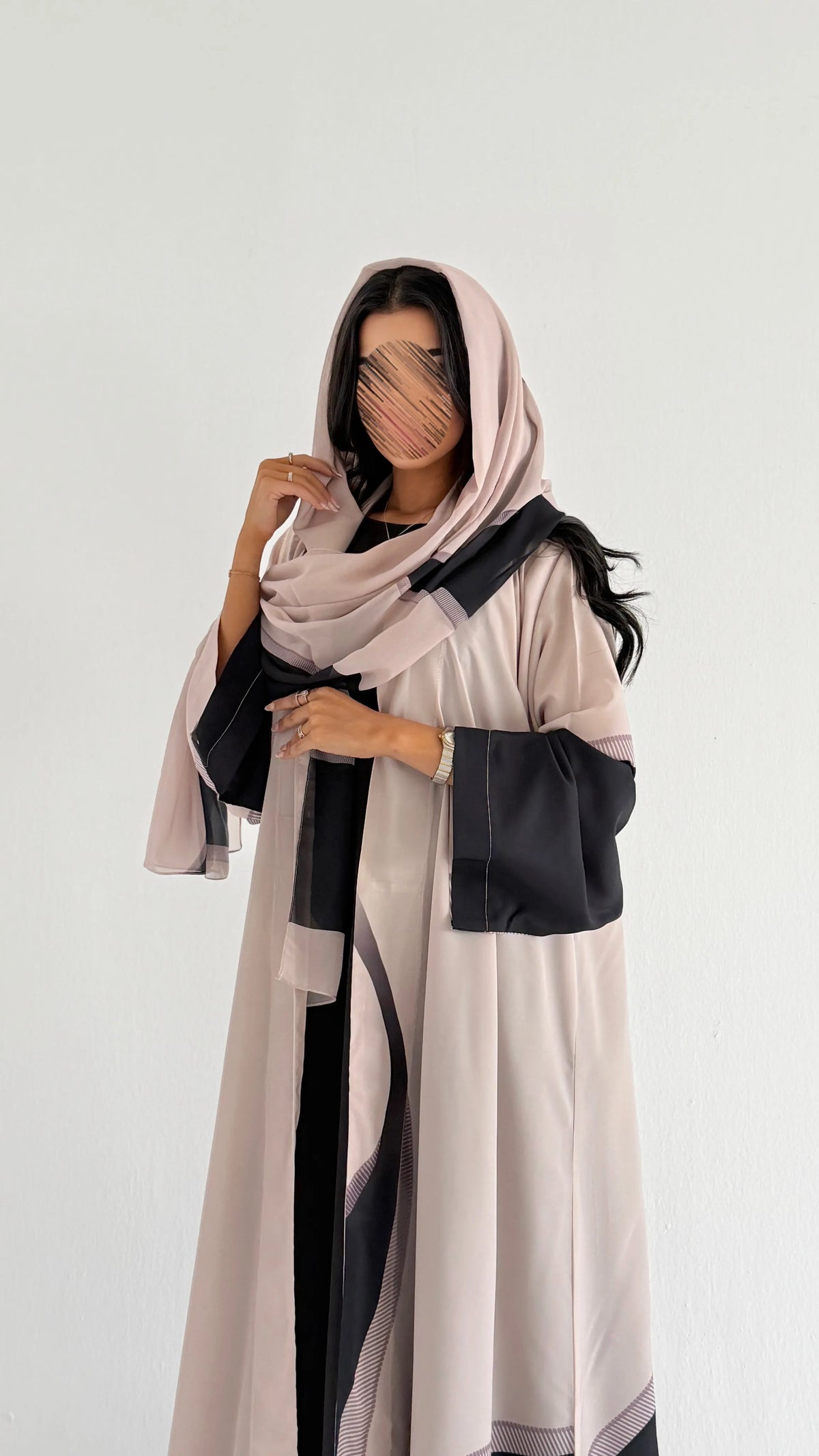 MWT1138 - عباية طباعة | Printed Abaya - Aya