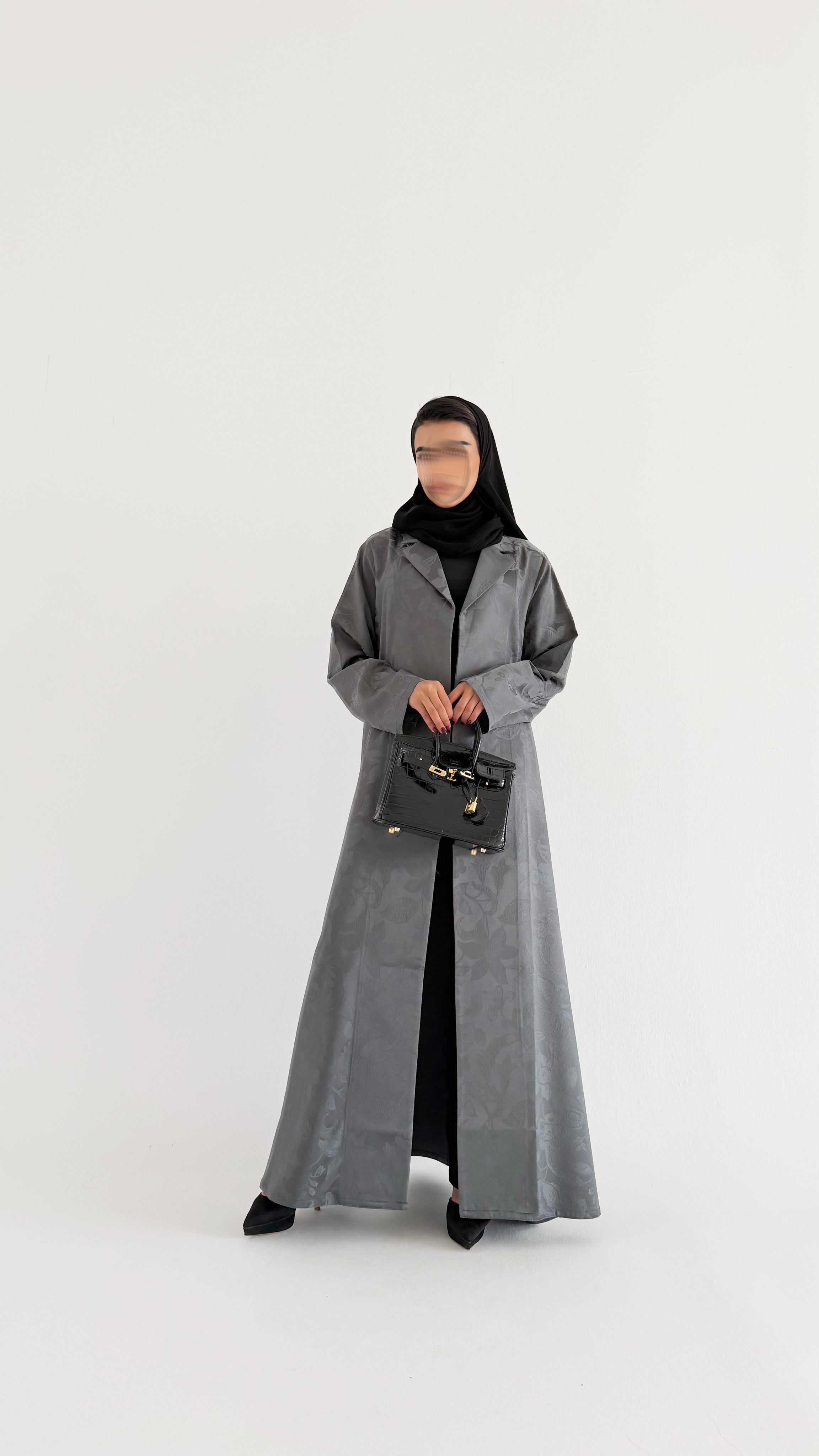 MWT862 - Printed Blazer Abaya