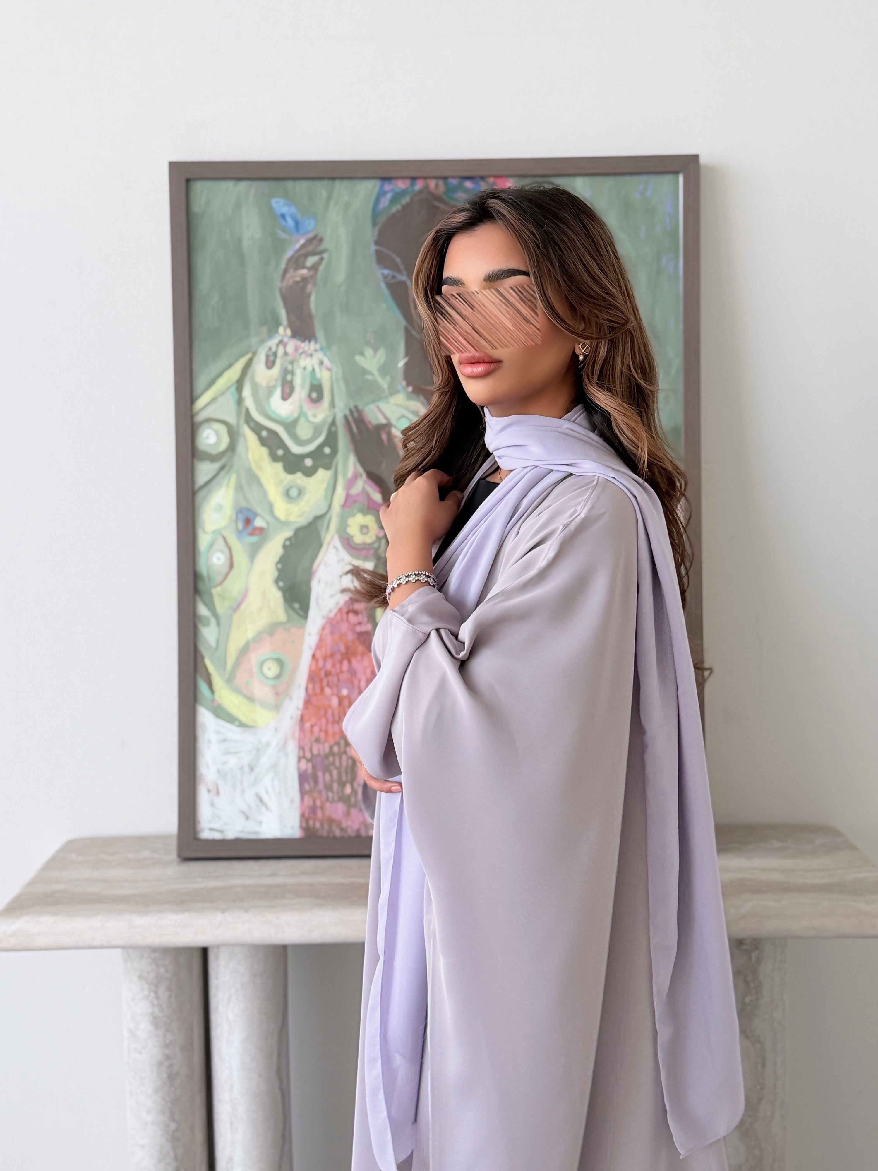 MWT5051 - كريب موف فاتح ساده قصة نص بشت - Aya