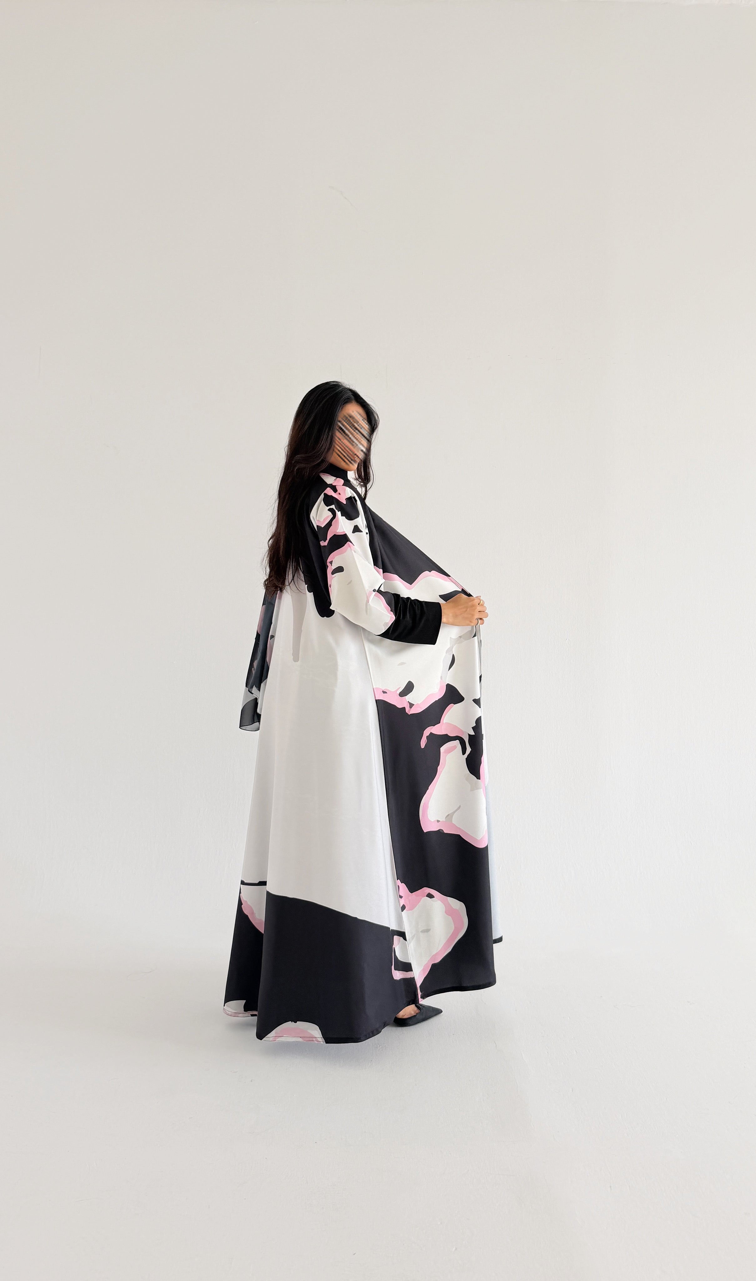 MWT1160 - عباية طباعة | Printed Abaya - Aya