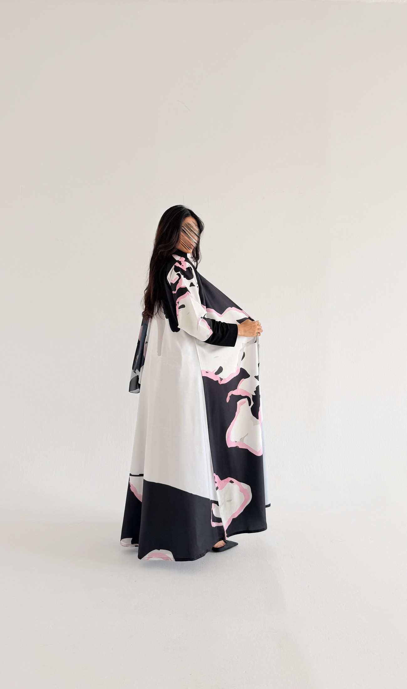 MW2209 - عباية طباعة | Printed Abaya - Aya
