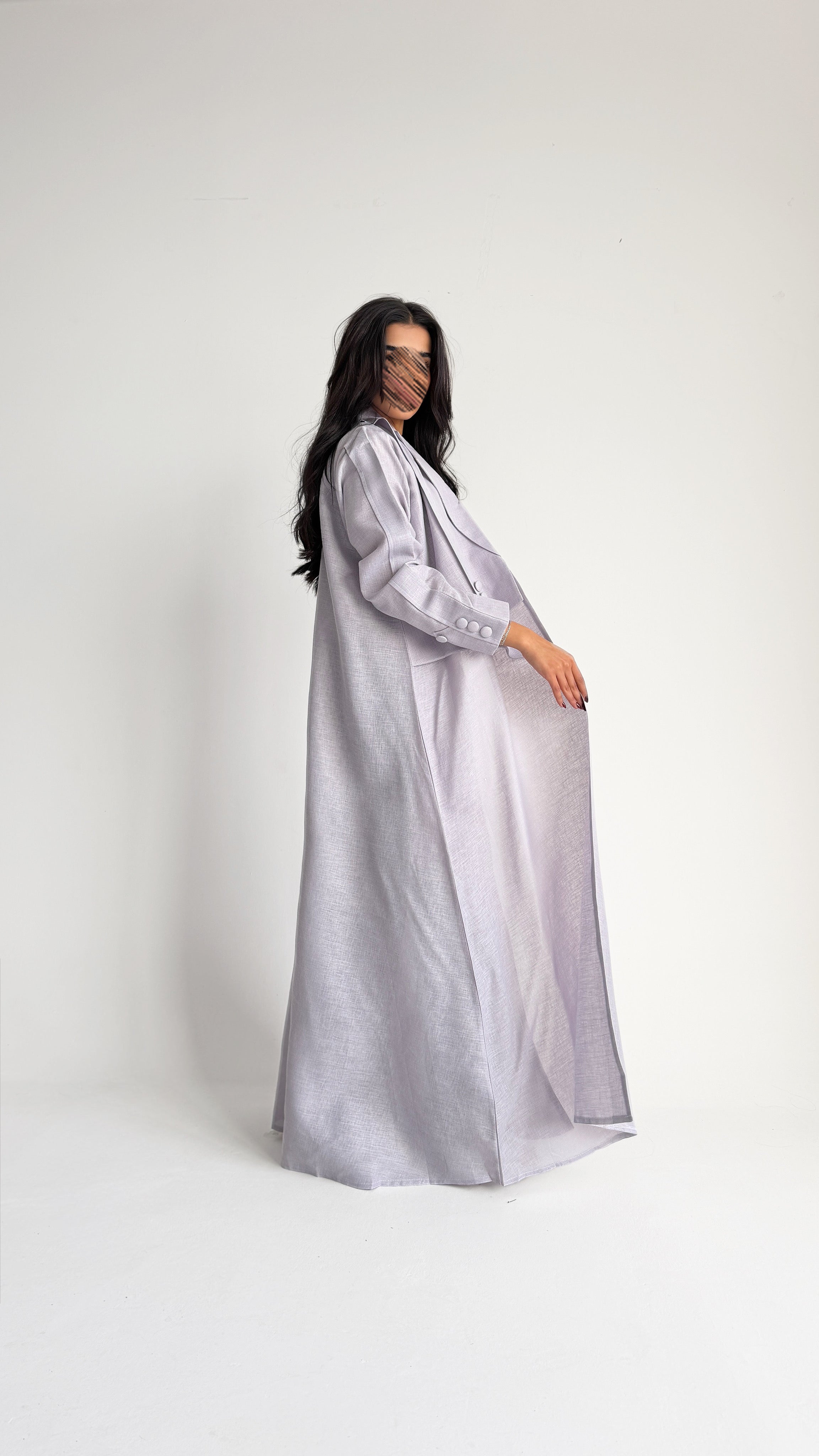 MW1501 - عباية لنن بيج صيفية - Aya