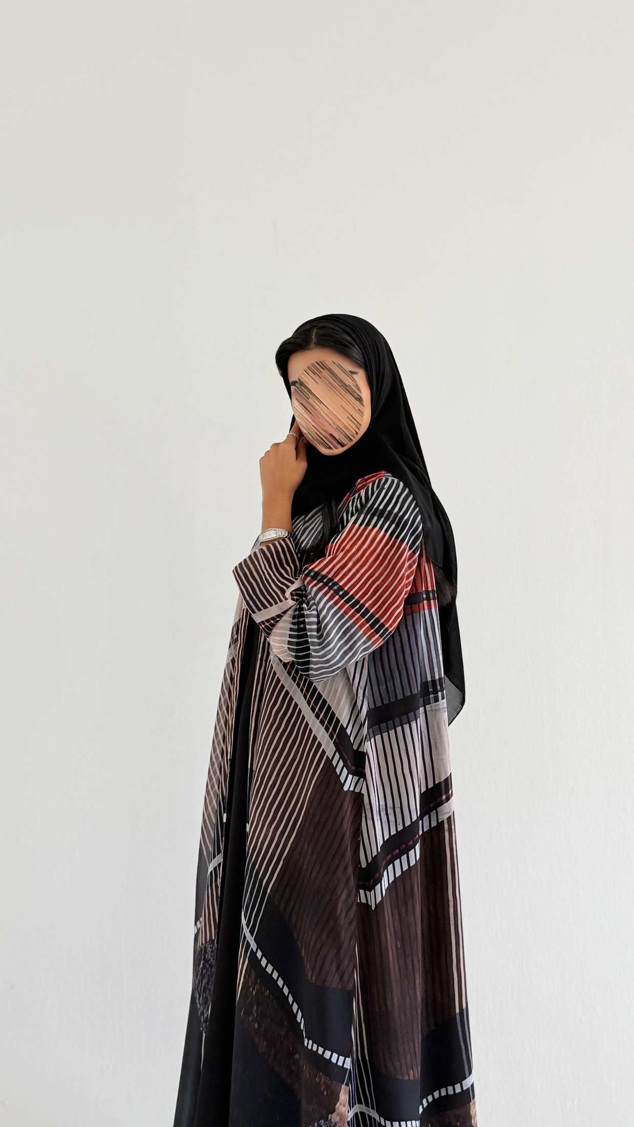 MWT2102 - Summer Printed Abaya | عباية صيفية طباعة - Aya