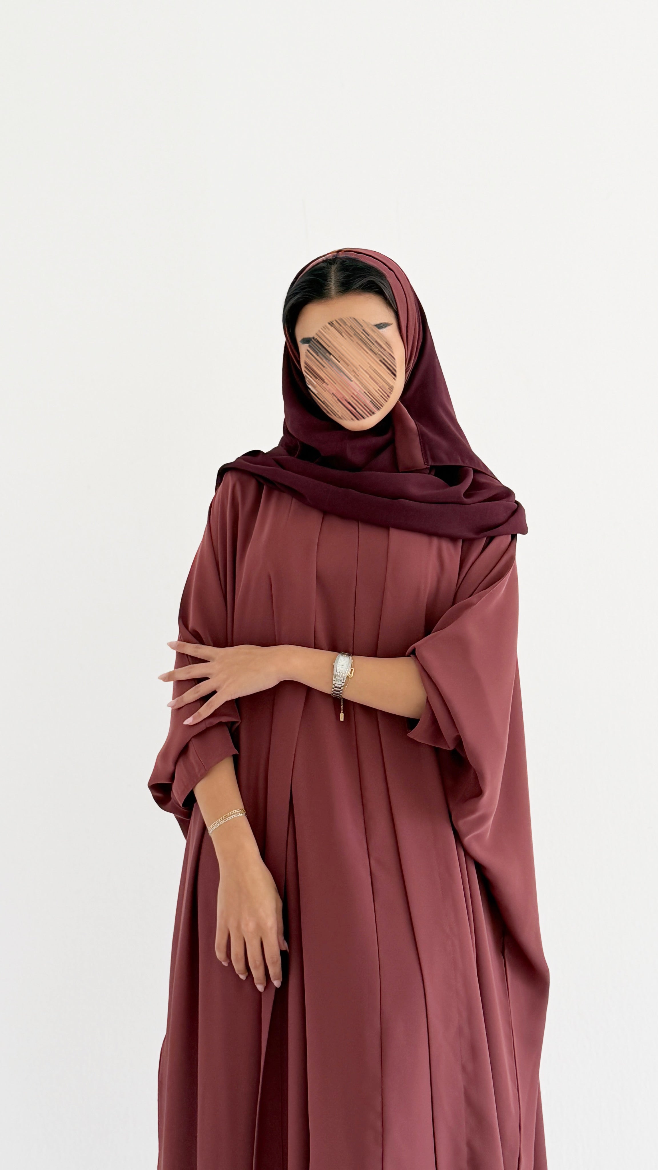 MW2017 - عباية كريب مع فستان كريب - Aya