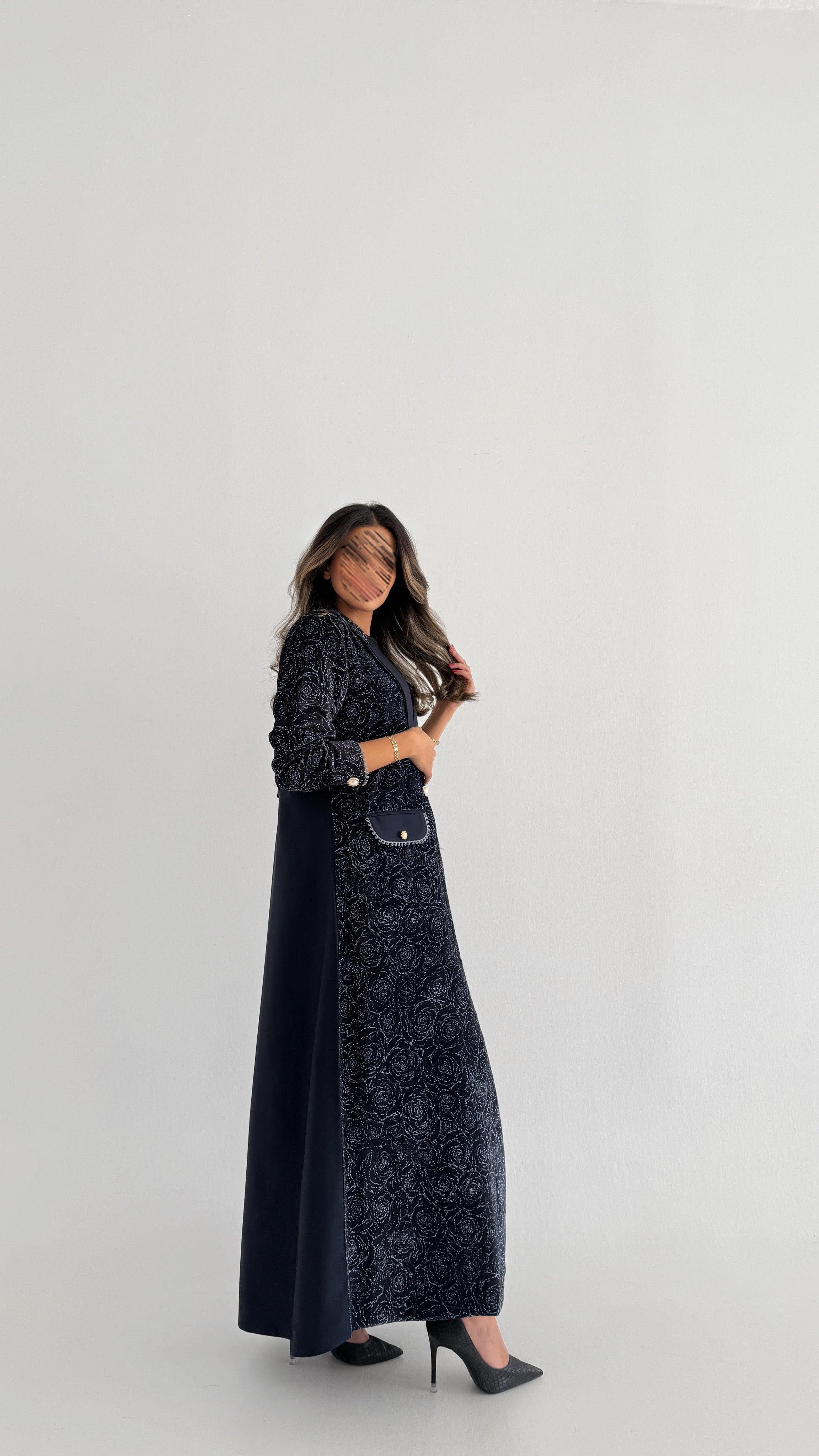 MWT752 - عباية بليزر برينت - Aya