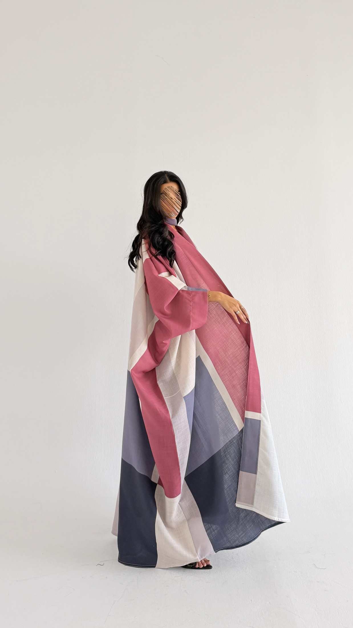 MWT1516 عباية طباعة | Printed Abaya - Aya