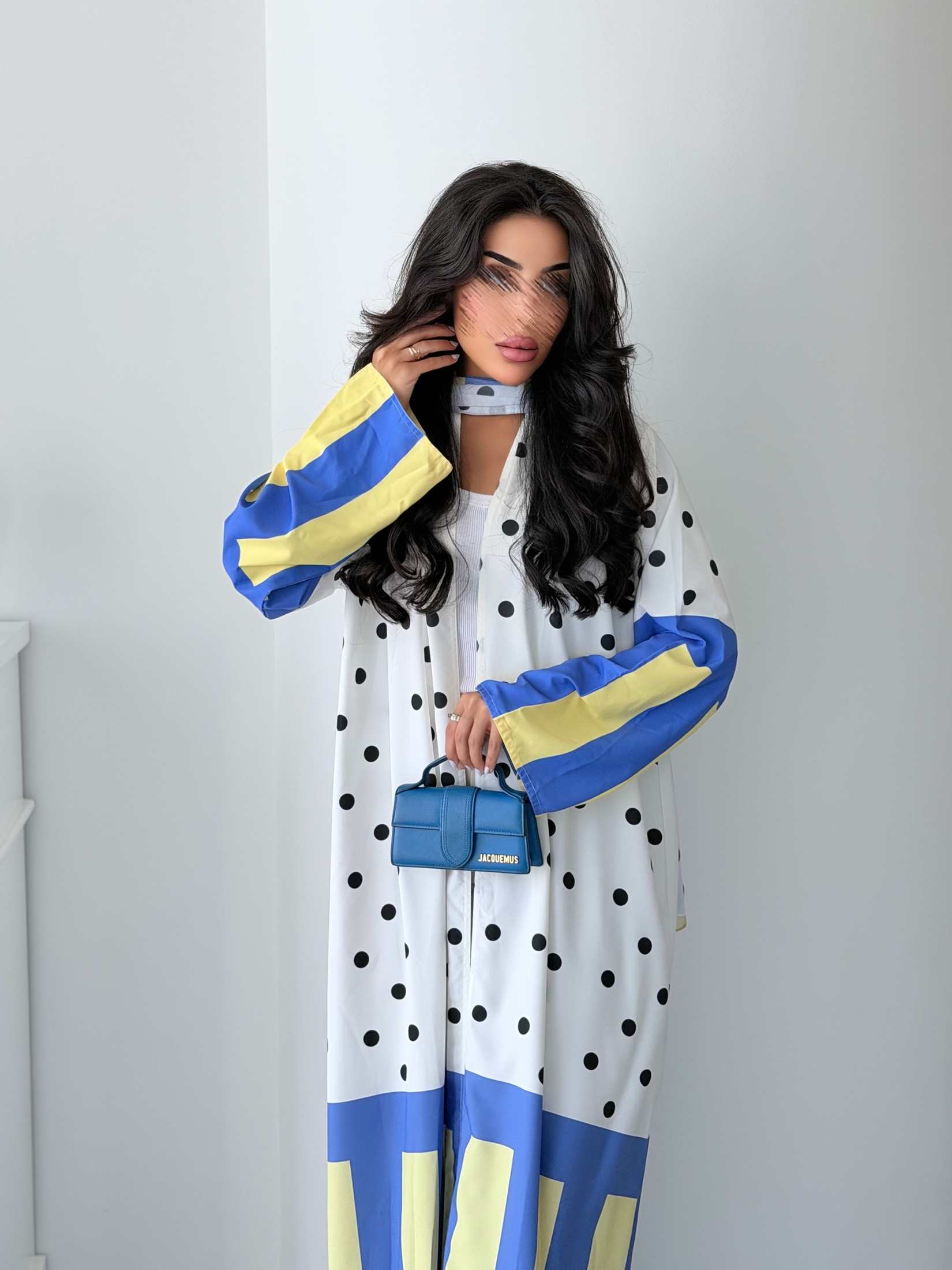 MWT5205 - عبايه ترندي طباعه إطلالة صيفية - Aya
