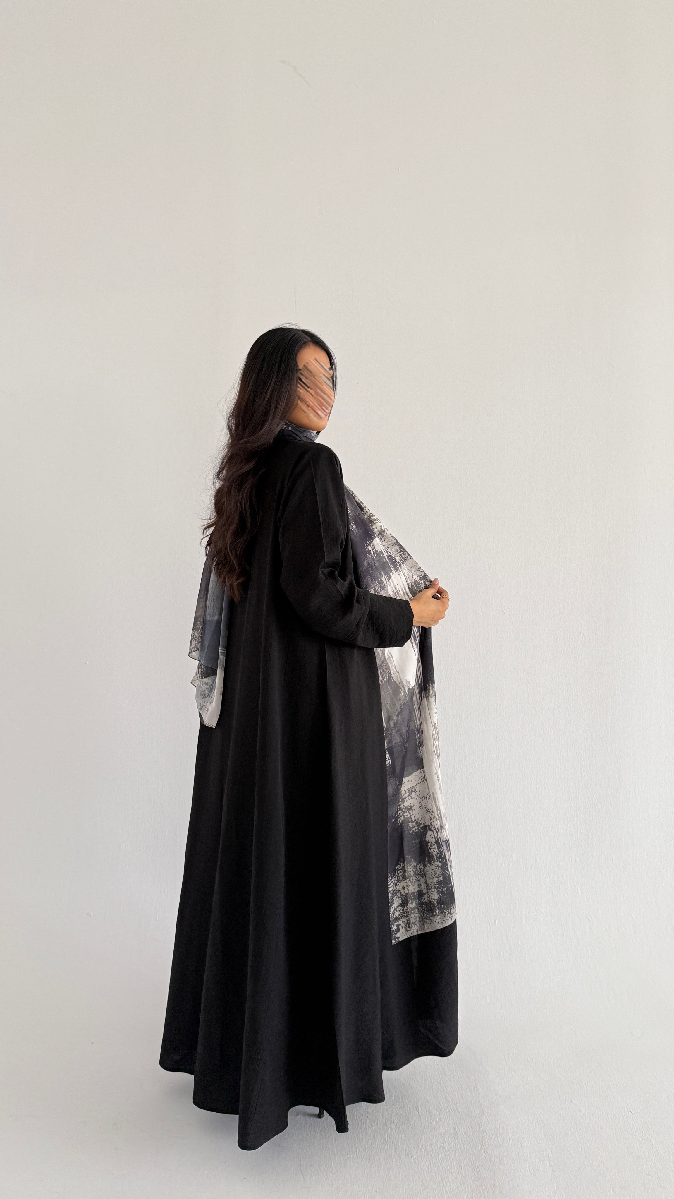 MWT1168 - عباية طباعة | Printed Abaya - Aya