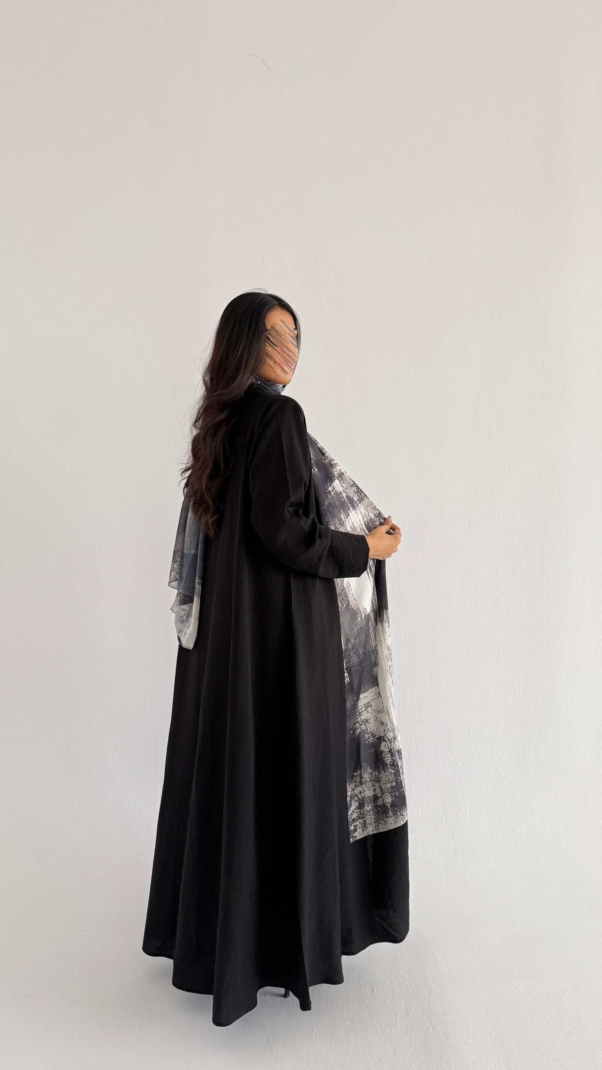 MWT1168 - عباية طباعة | Printed Abaya - Aya
