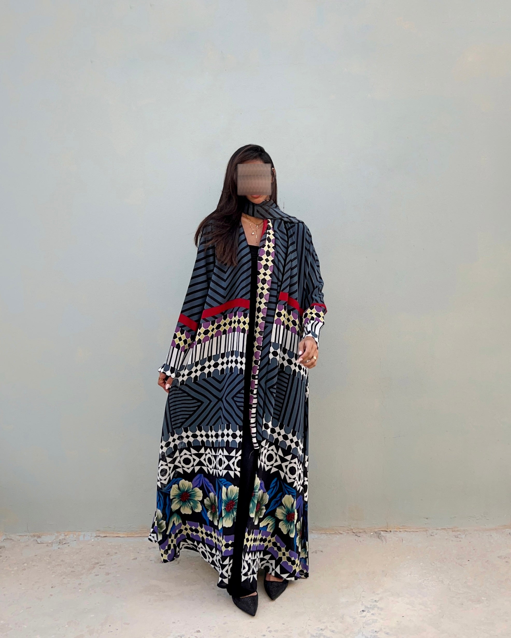 MWT459 - عباية طباعة - Aya