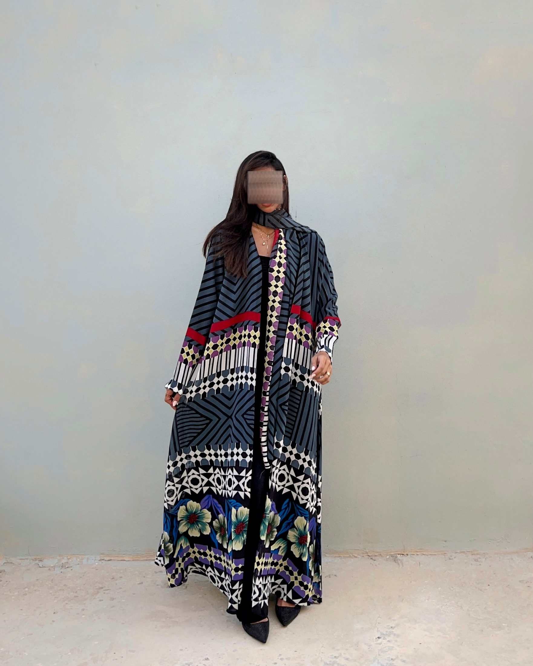 MWT459 - عباية طباعة - Aya