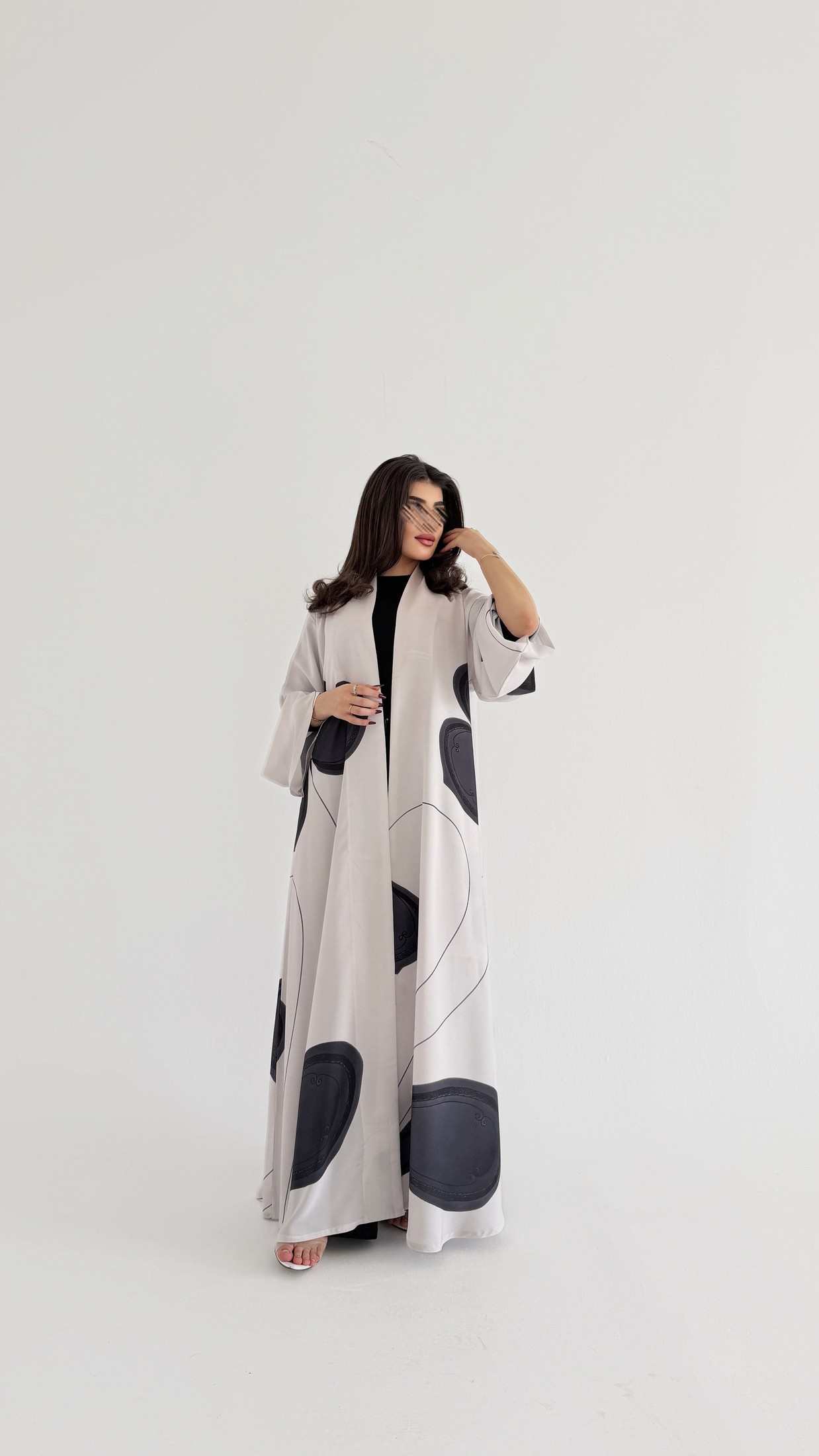MWT1068 -عباية طباعة | Printed Abaya - Aya